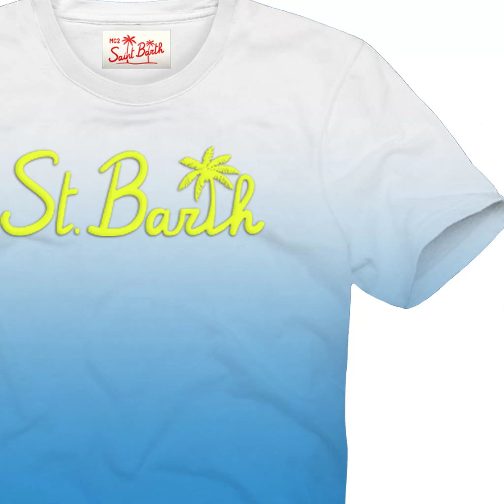 MC2 Saint Barth Boy t-shirt tie dye with embroidery Best