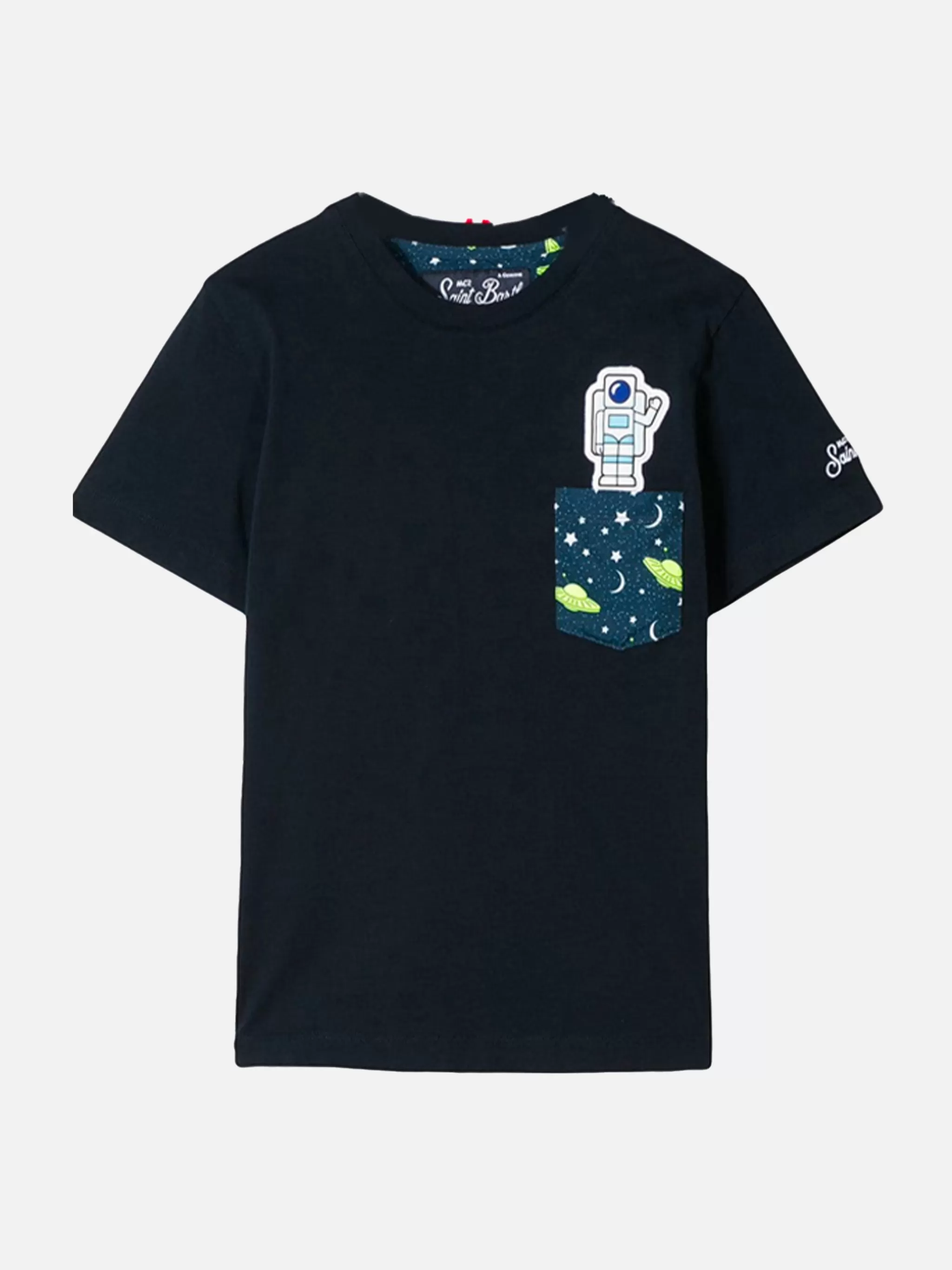 MC2 Saint Barth Boy t-shirt with astronaut printed pocket Online