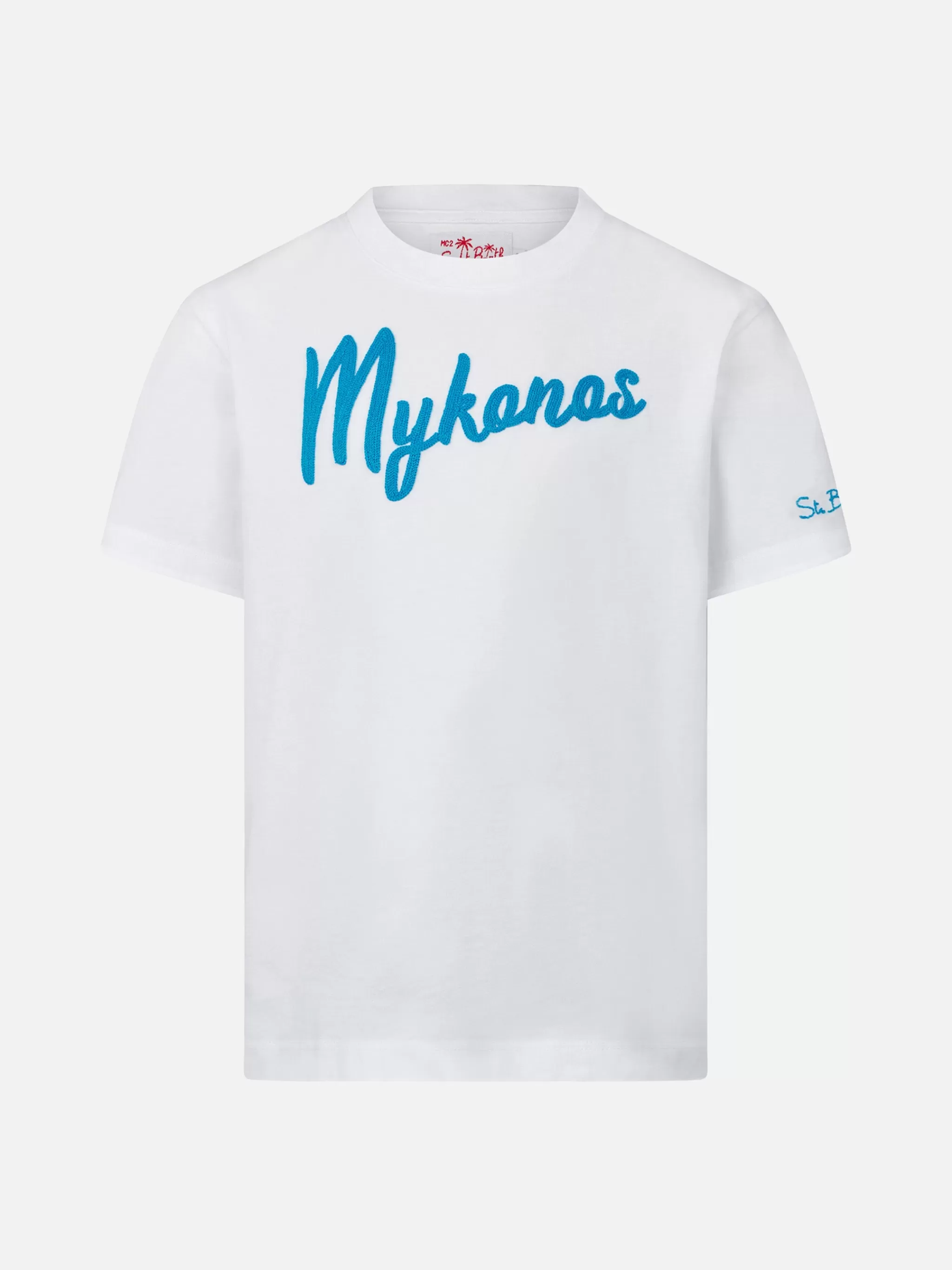 MC2 Saint Barth Boy t-shirt with Mykonos embroidery Cheap