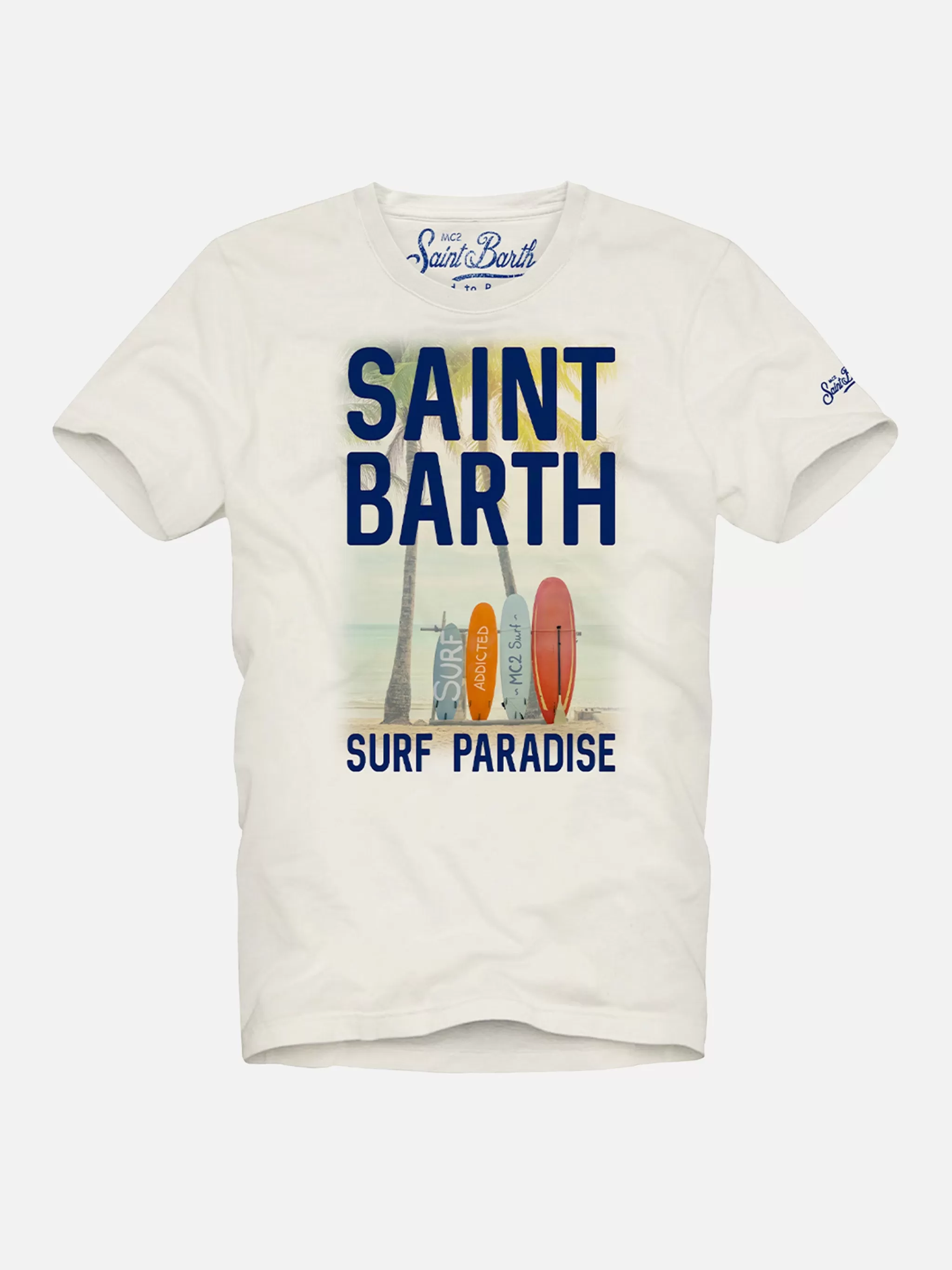 MC2 Saint Barth Boy t-shirt with sunset print Cheap