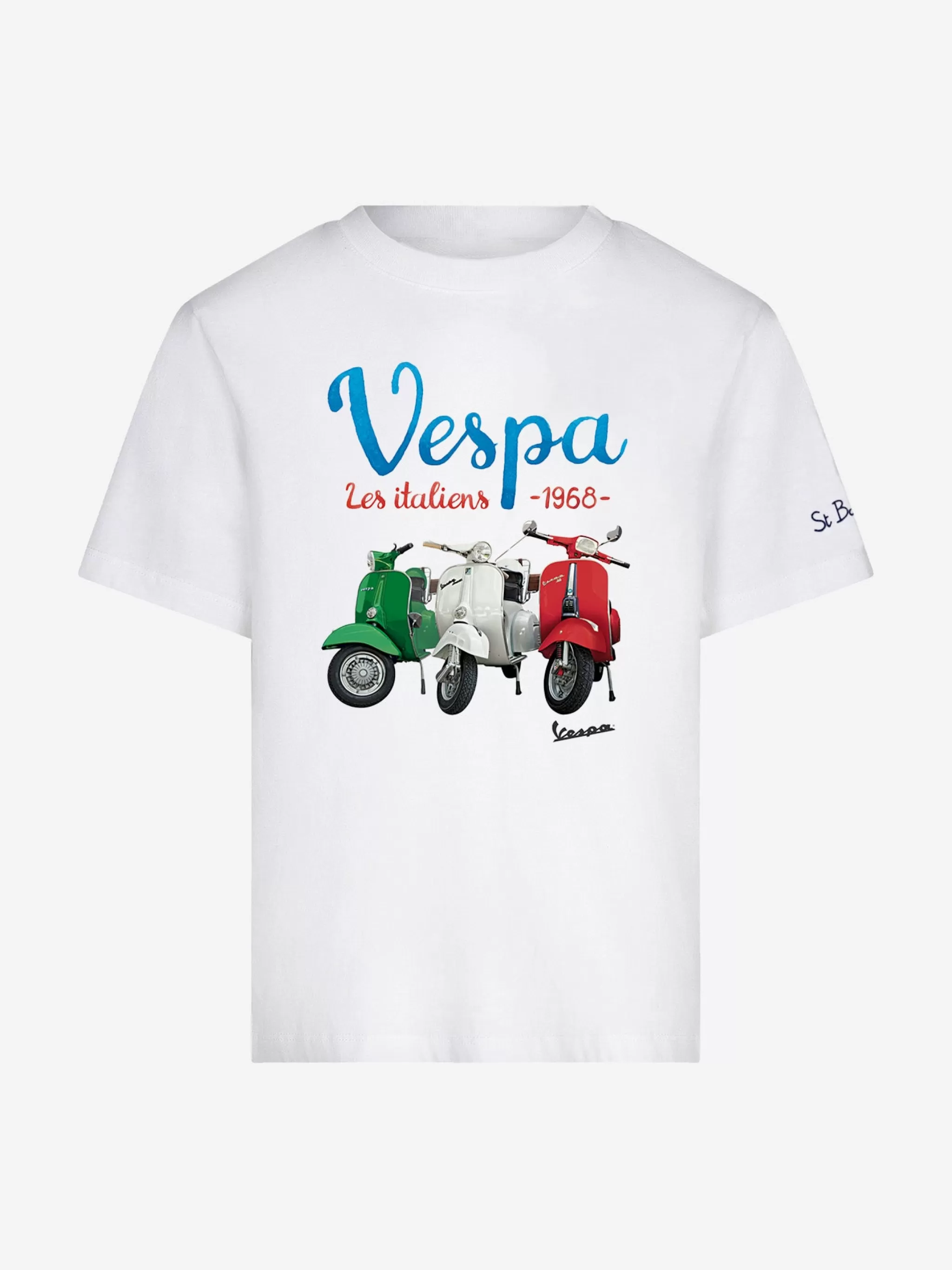 MC2 Saint Barth Boy t-shirt with Vespa print | Vespa® Special Edition Cheap