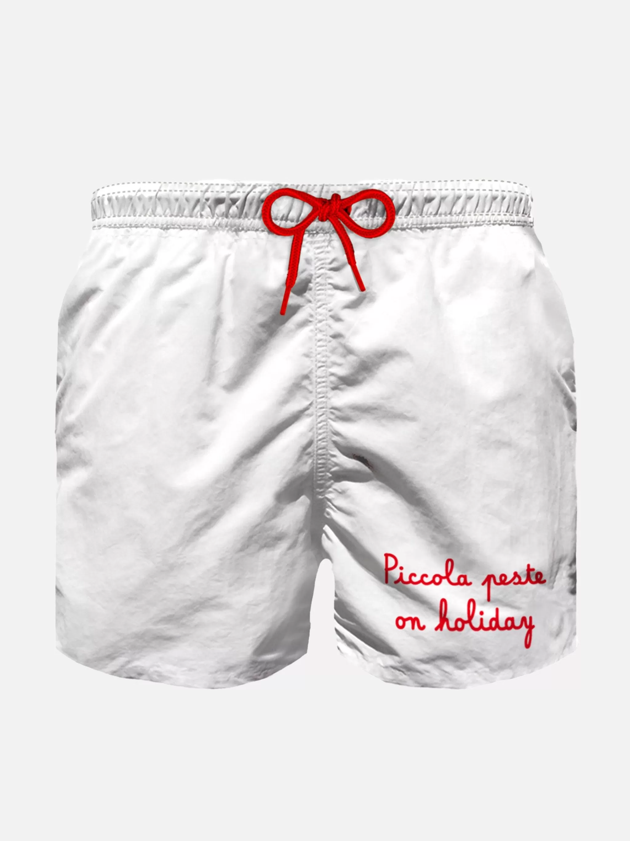 MC2 Saint Barth Boy white swim shorts Flash Sale