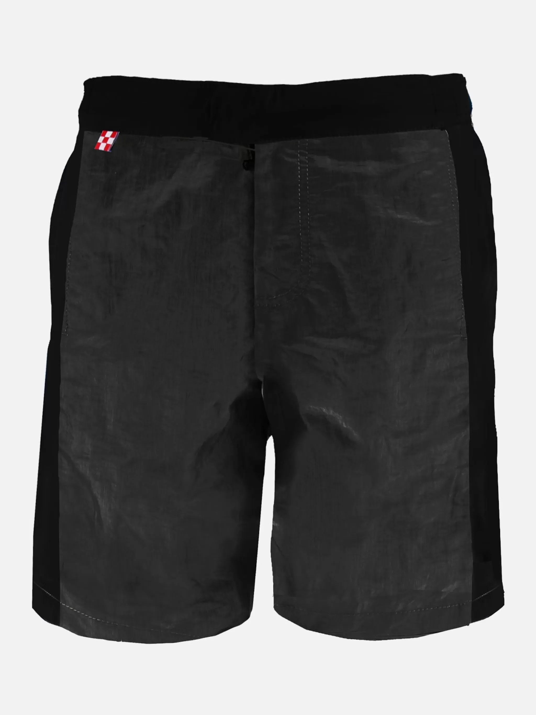 MC2 Saint Barth Check swim shorts with contrast lateral band Online