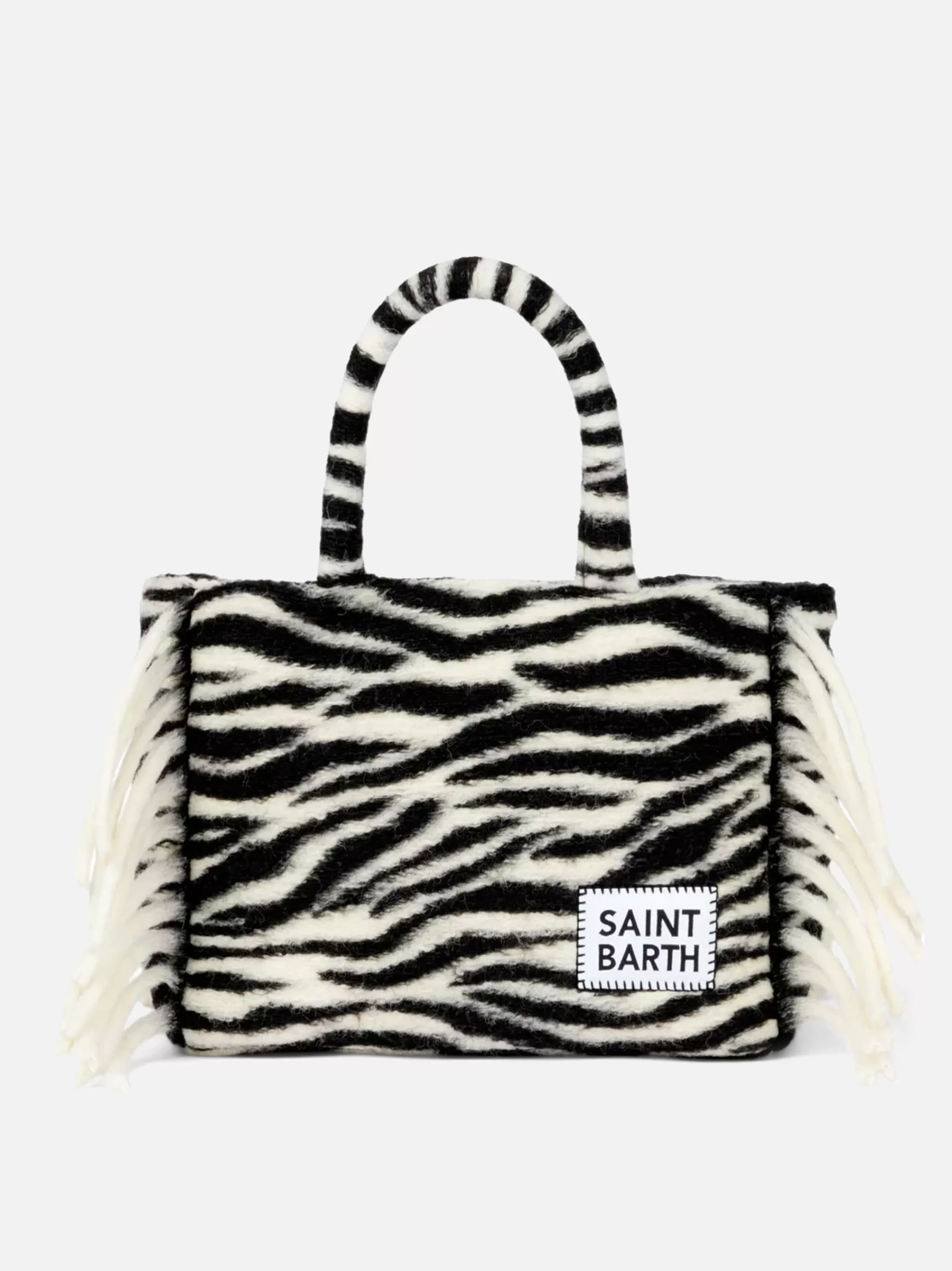 MC2 Saint Barth Colette blanket handbag with animalier print Sale