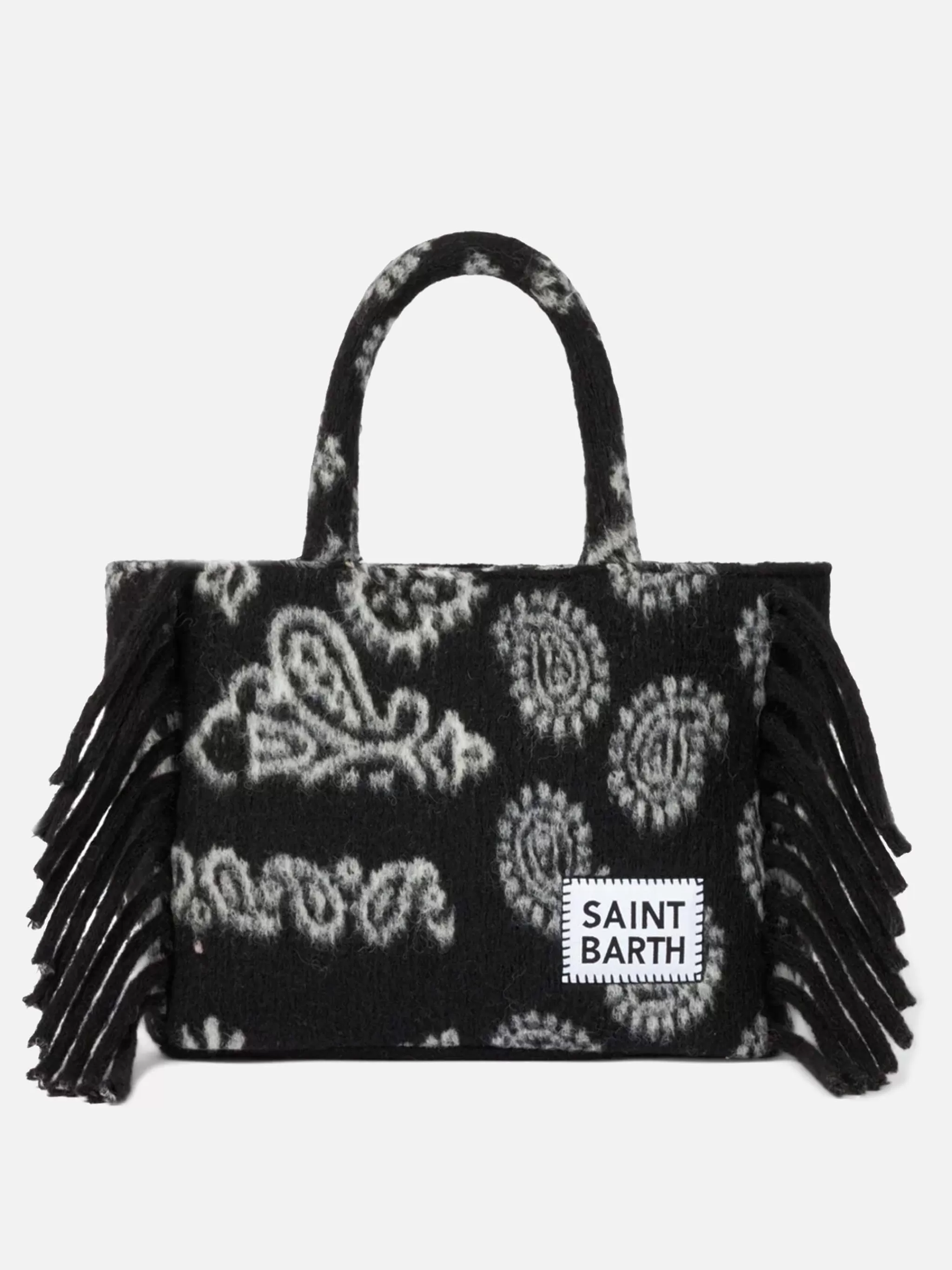 MC2 Saint Barth Colette blanket handbag with bandanna print Store