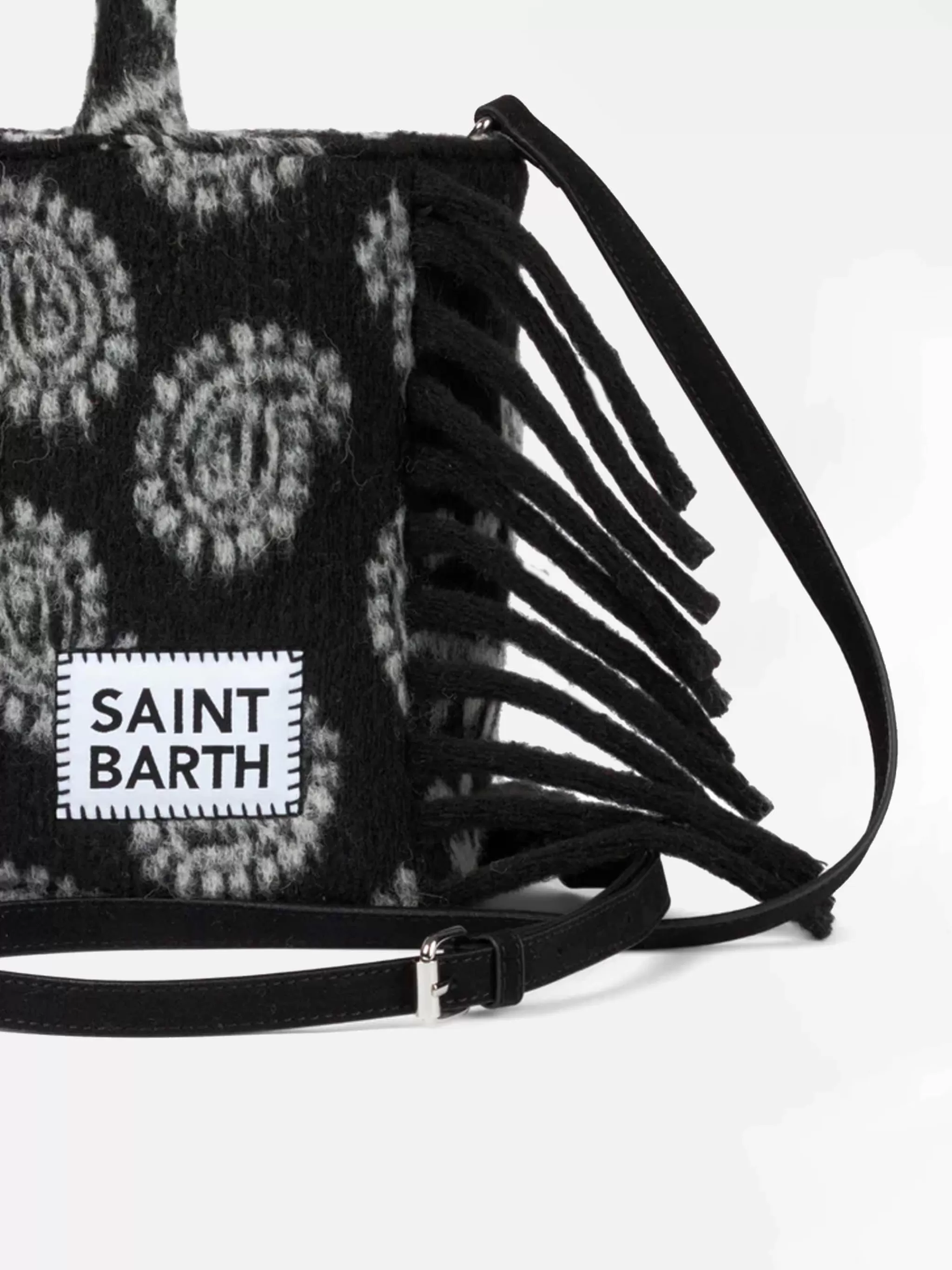 MC2 Saint Barth Colette blanket handbag with bandanna print Store