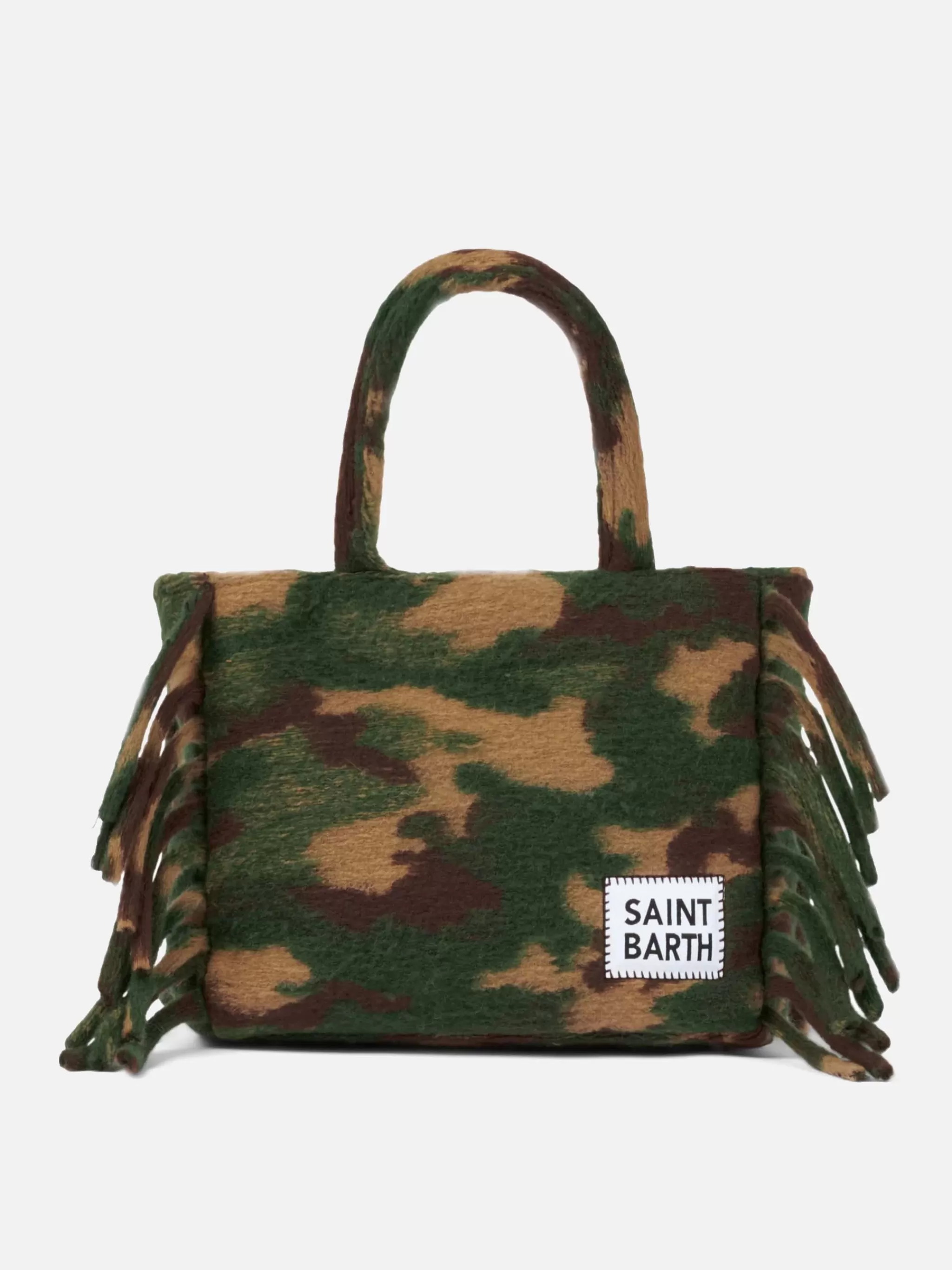 MC2 Saint Barth Colette blanket handbag with camouflage print Outlet