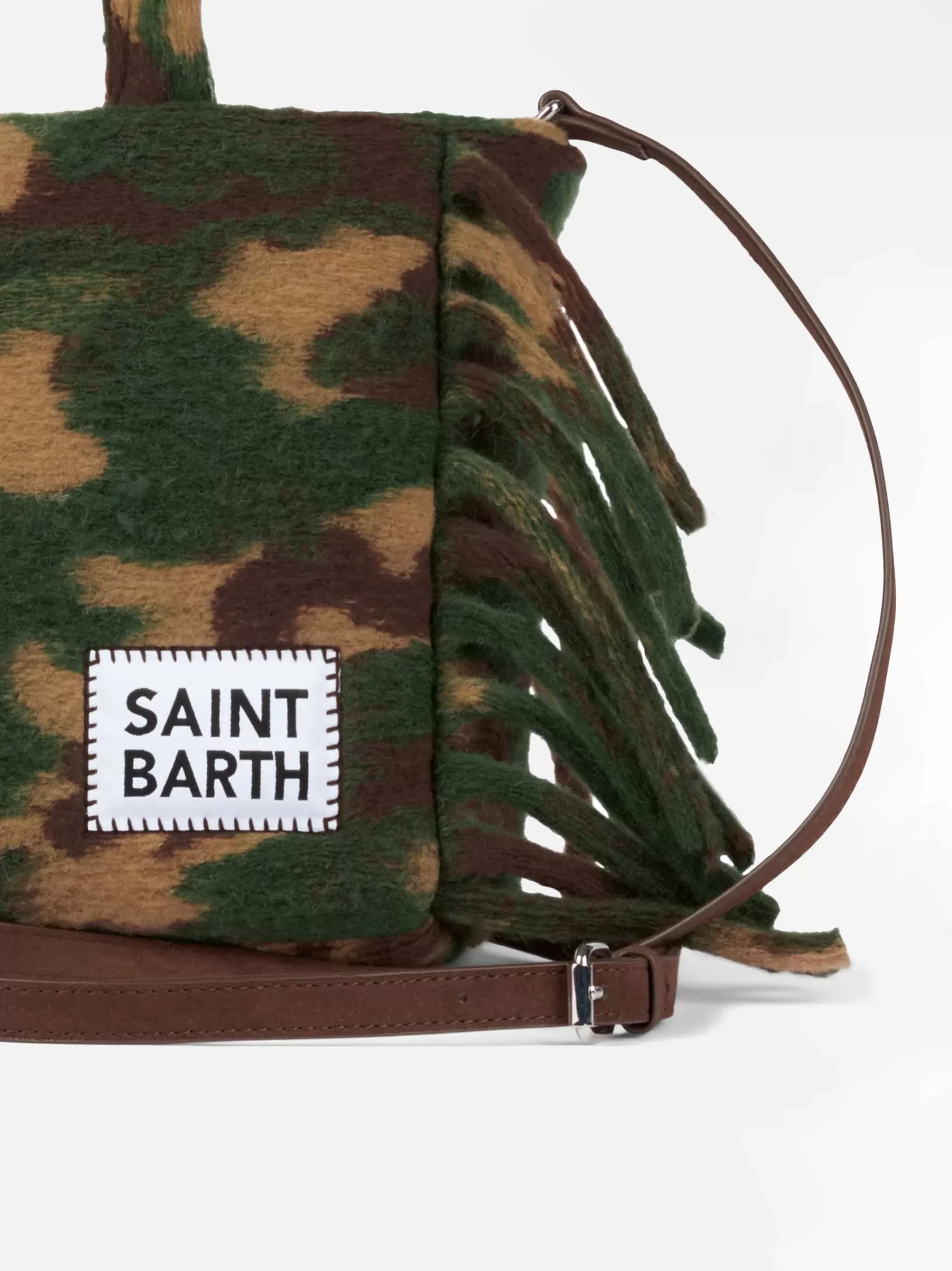 MC2 Saint Barth Colette blanket handbag with camouflage print Outlet