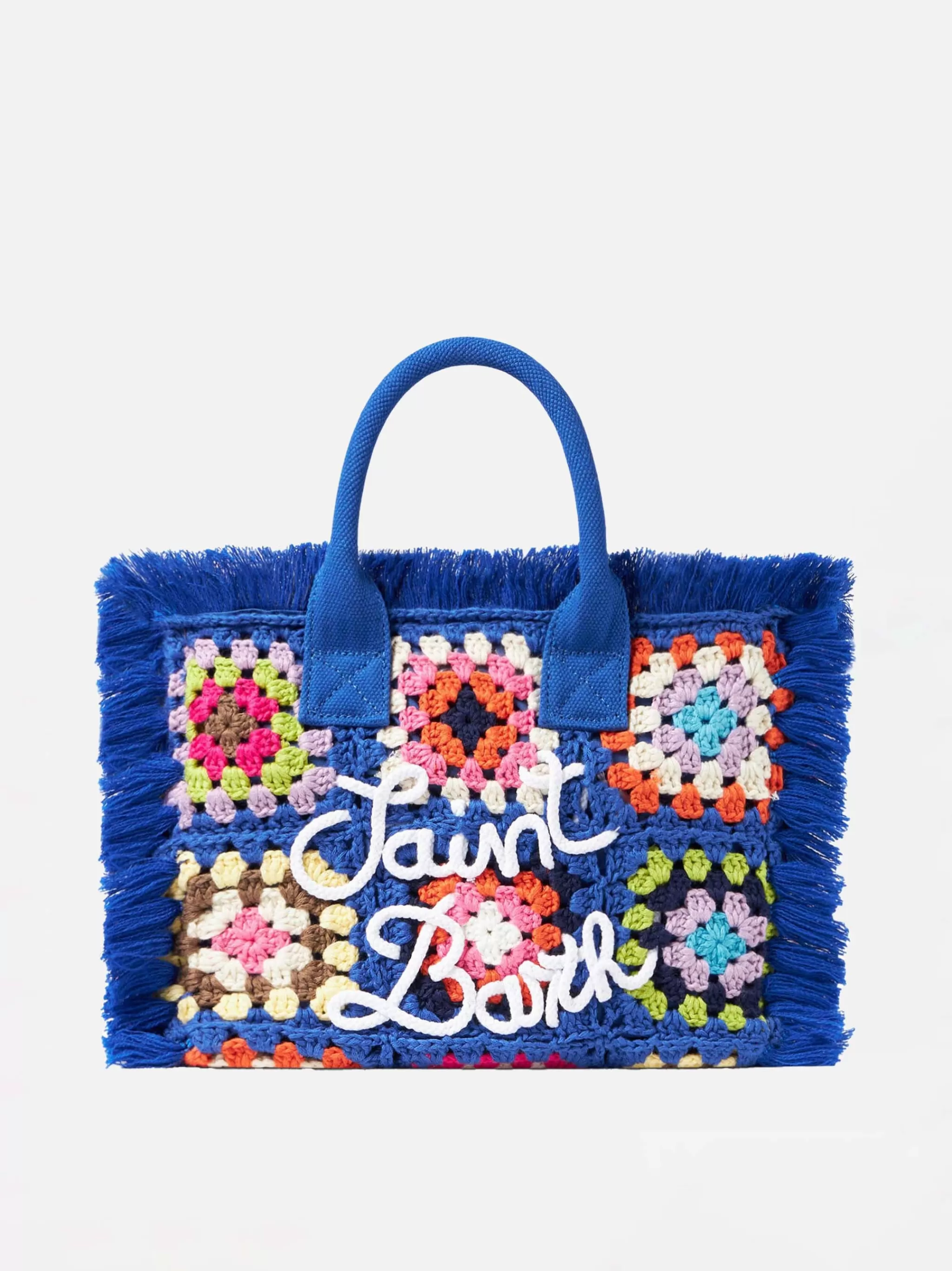 MC2 Saint Barth Colette blue crochet handbag Sale