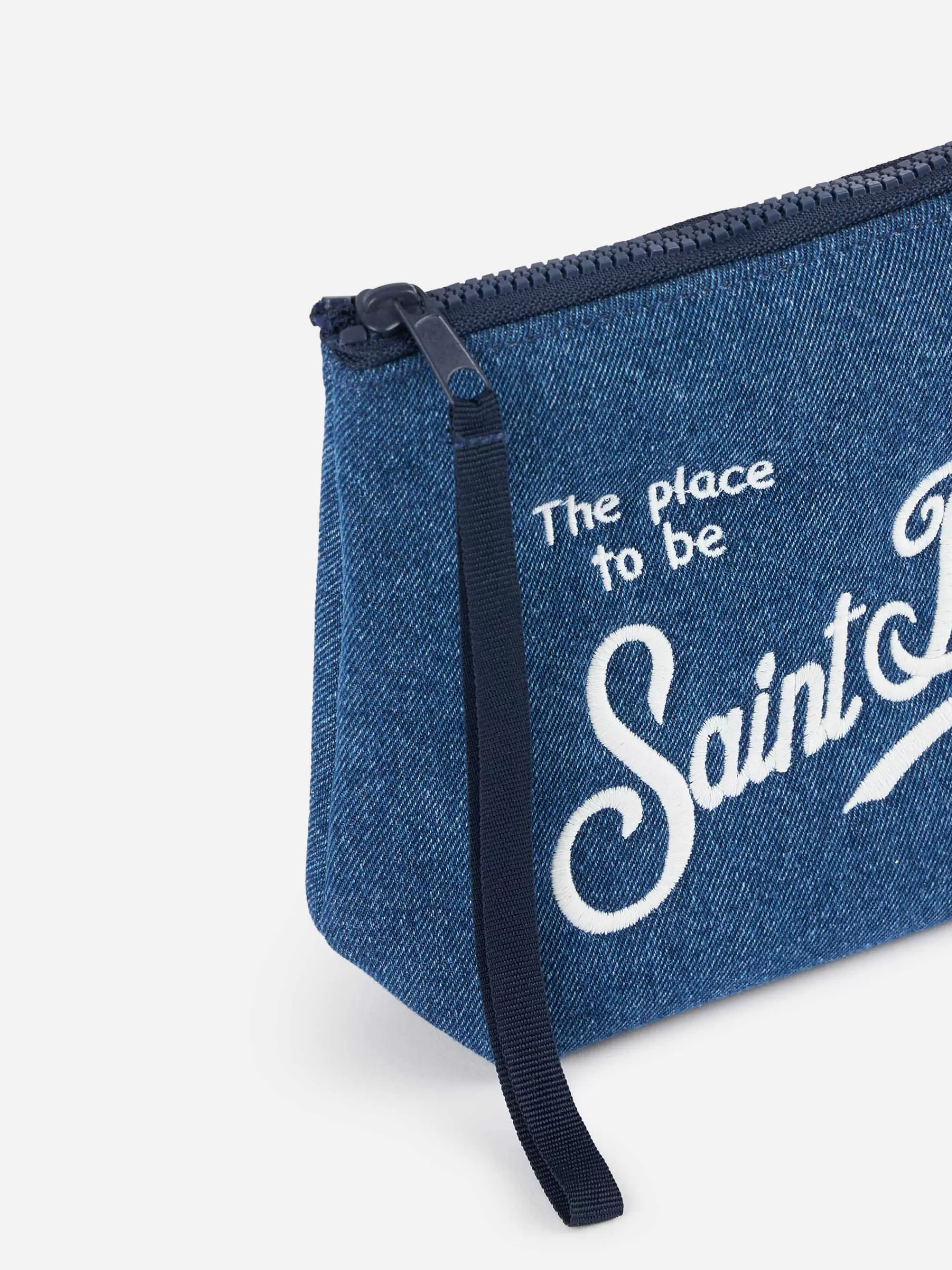 MC2 Saint Barth Denim scuba pochette Aline New