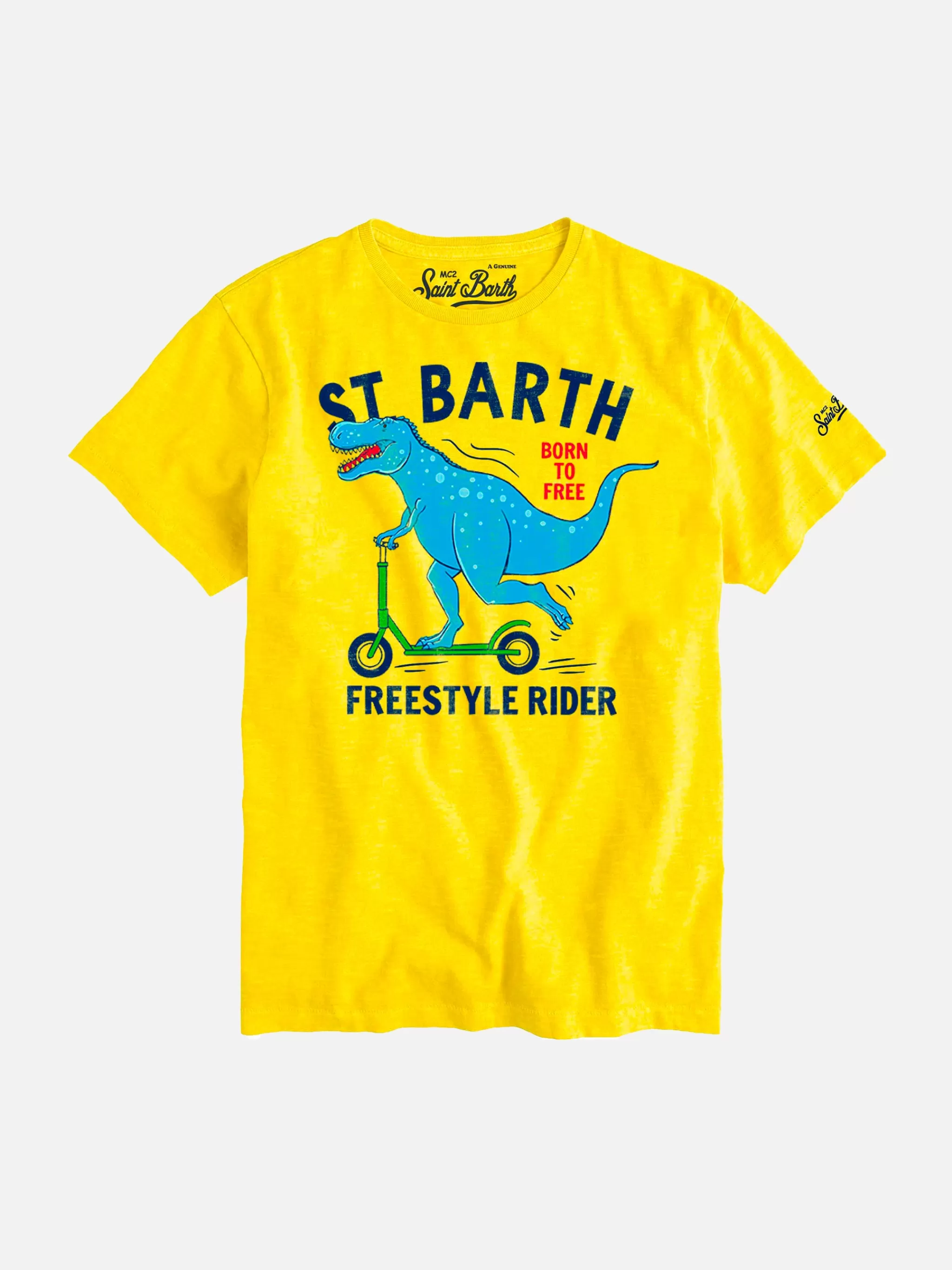 MC2 Saint Barth Dinosaur Scooter boy t-shirt Store