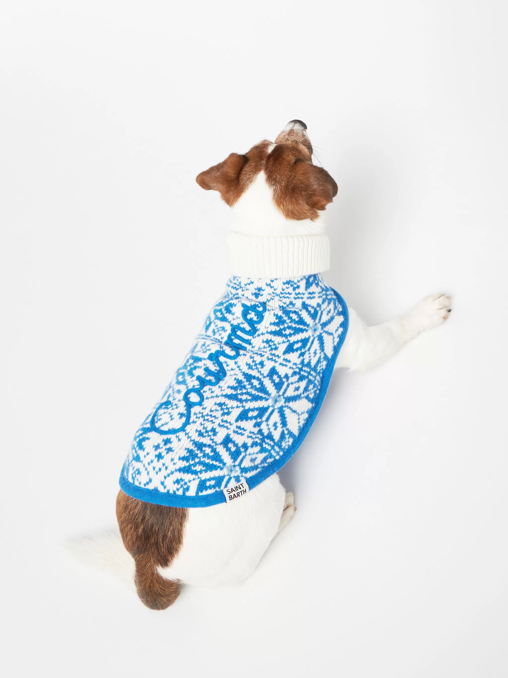 MC2 Saint Barth Dog sweater with Nordic print Cheap