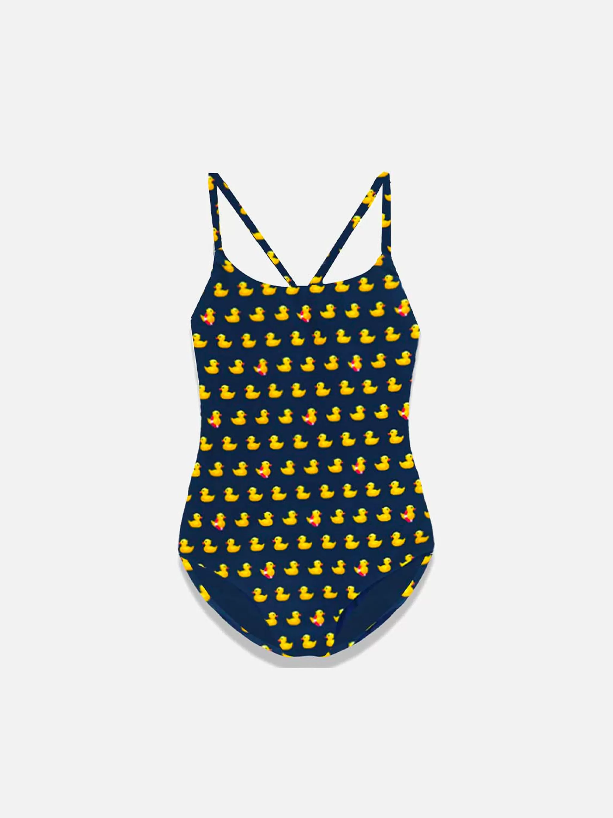 MC2 Saint Barth Ducky all over print girl's one piece Flash Sale