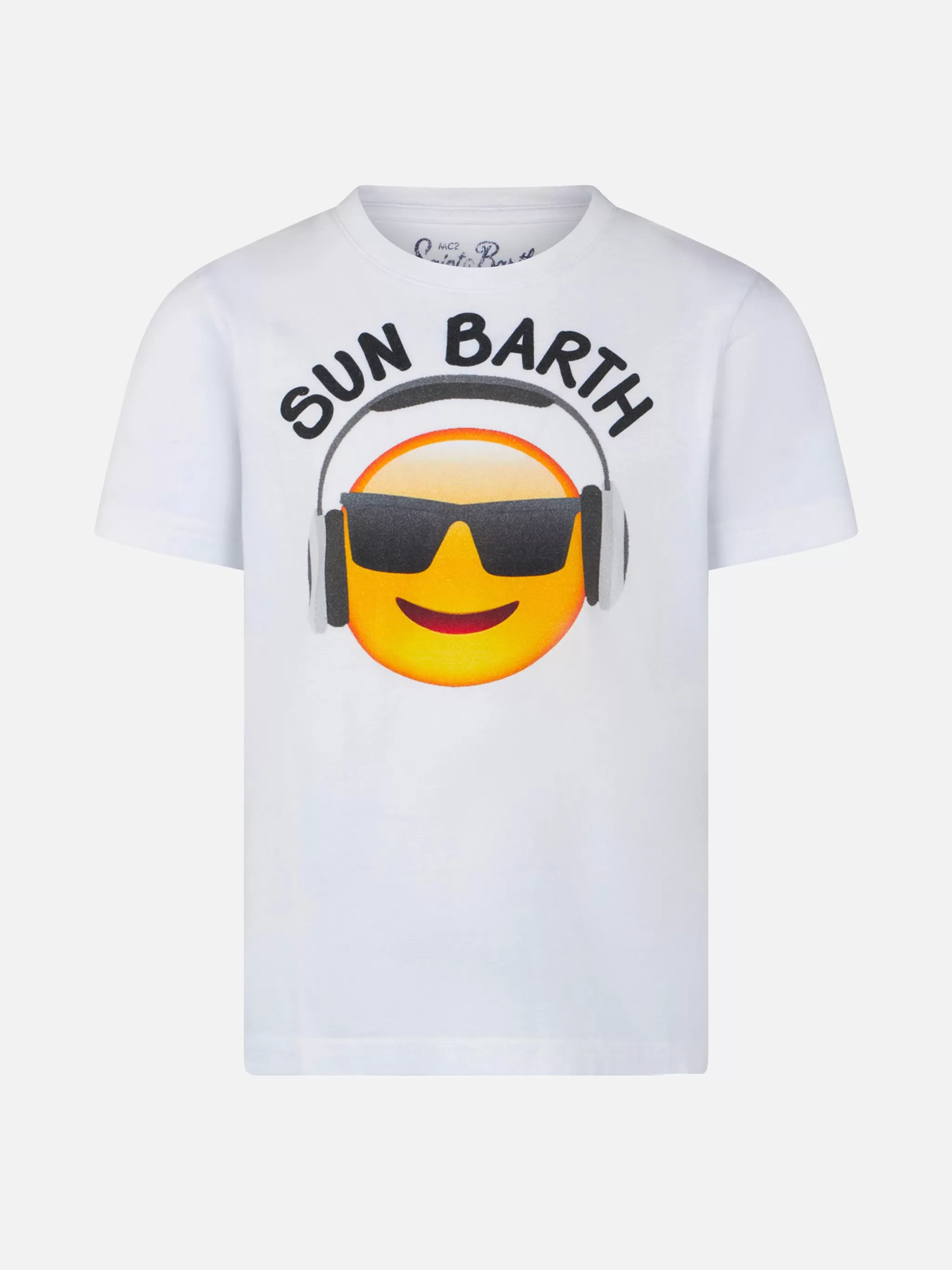 MC2 Saint Barth Emoticon Printed T-Shirt for Boy Sale