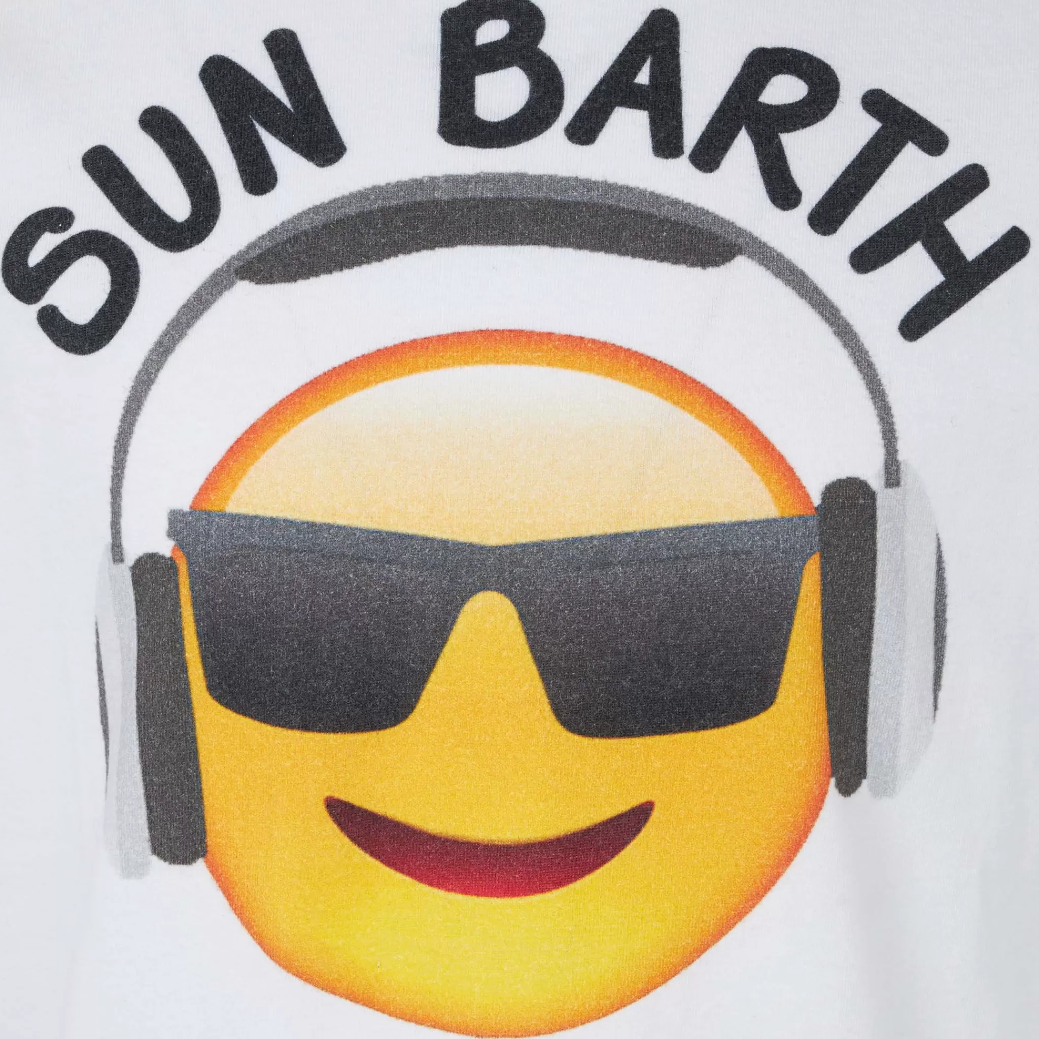 MC2 Saint Barth Emoticon Printed T-Shirt for Boy Sale