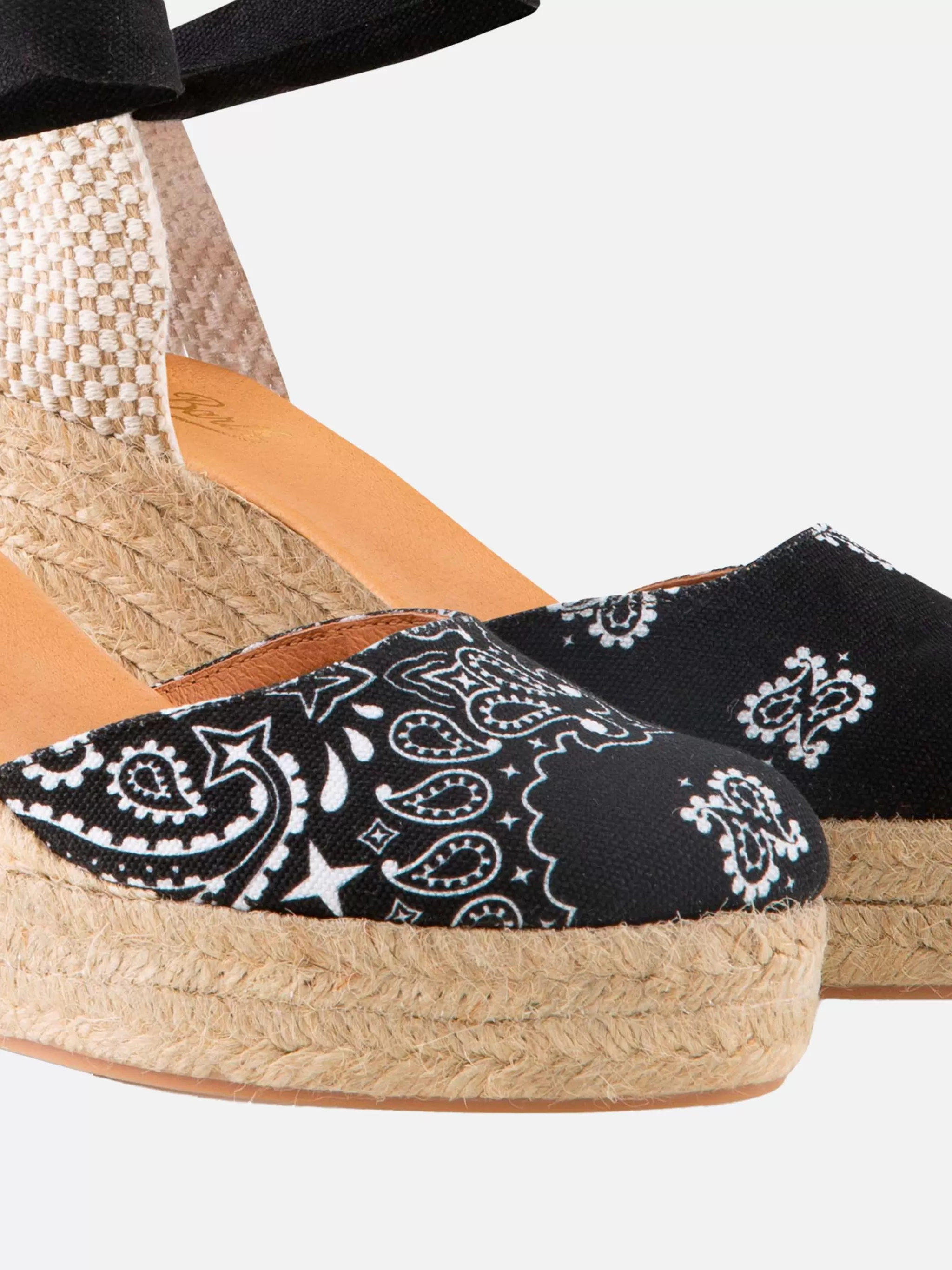 MC2 Saint Barth Espadrillas with high wedge and ankle lace Cheap