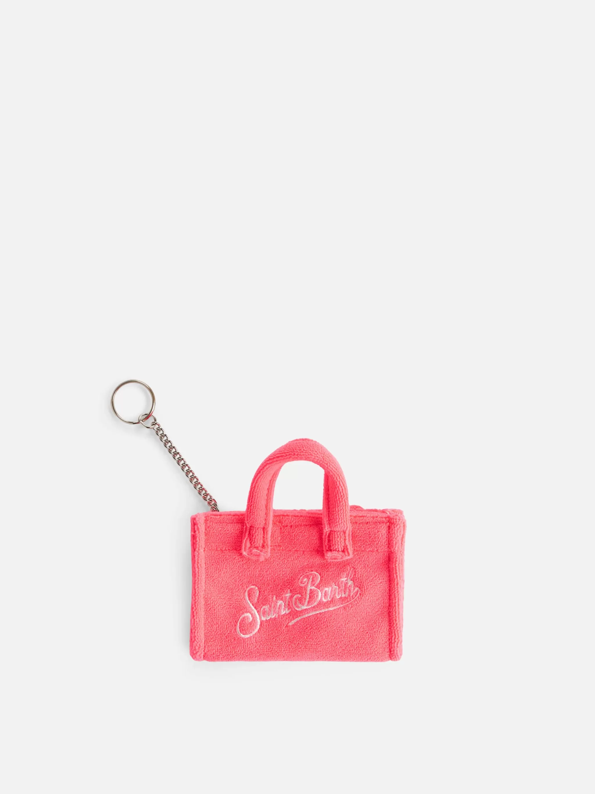 MC2 Saint Barth Fluo pink terry key holder Clearance