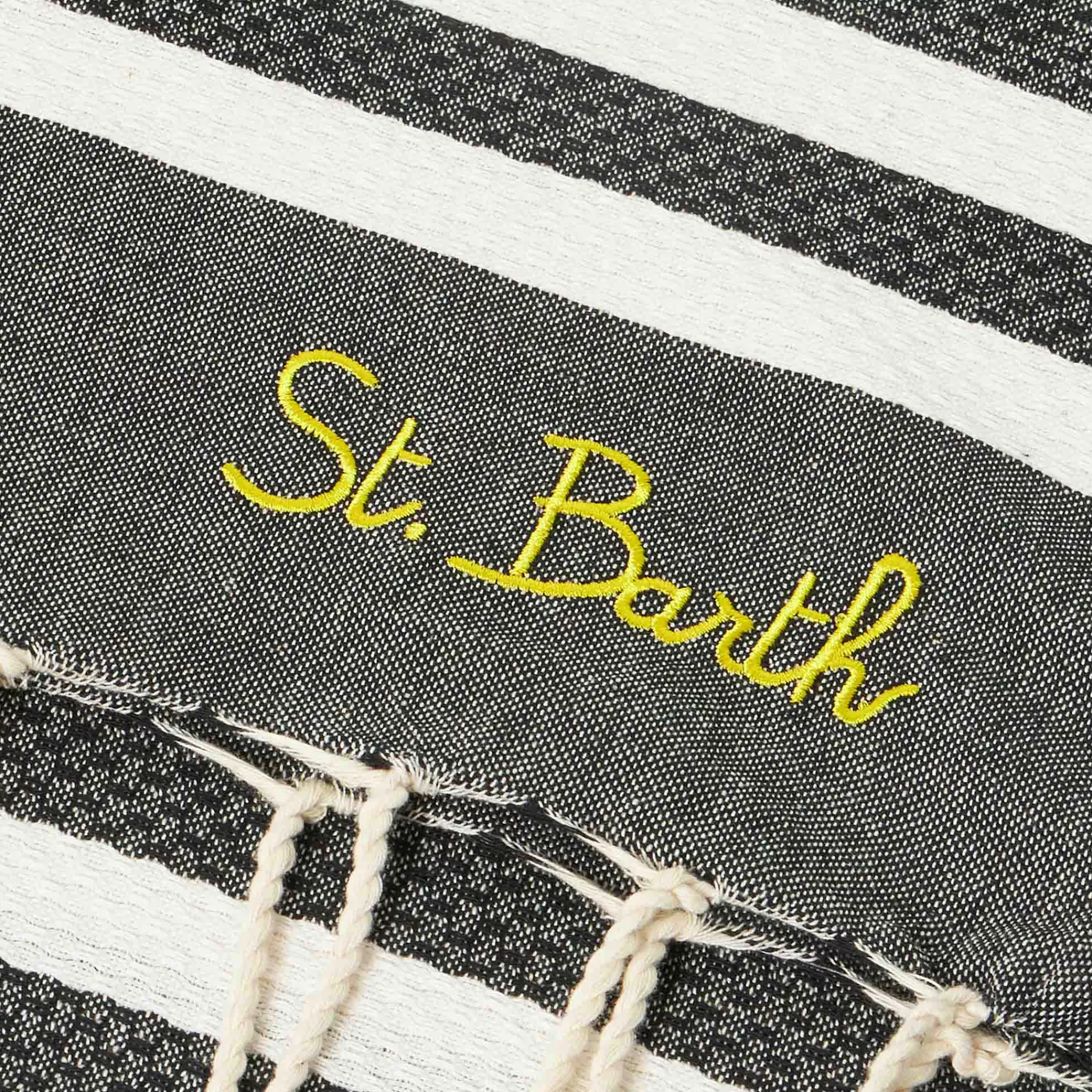 MC2 Saint Barth Fouta classic honeycomb with striped Cheap