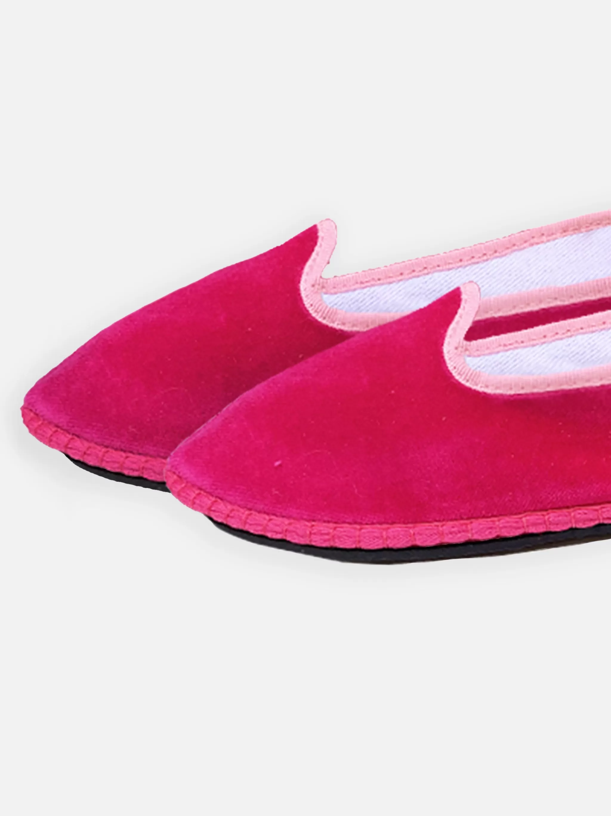 MC2 Saint Barth Fucsia velvet slippers friulane Discount