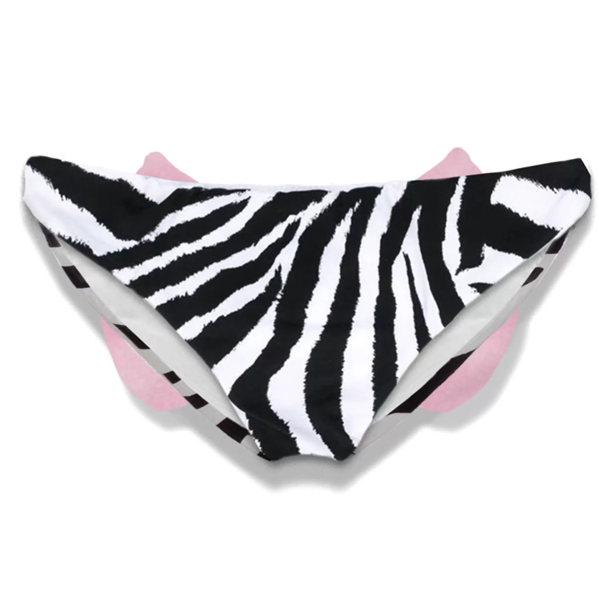 MC2 Saint Barth Girl animalier printed swim briefs with bow Clearance