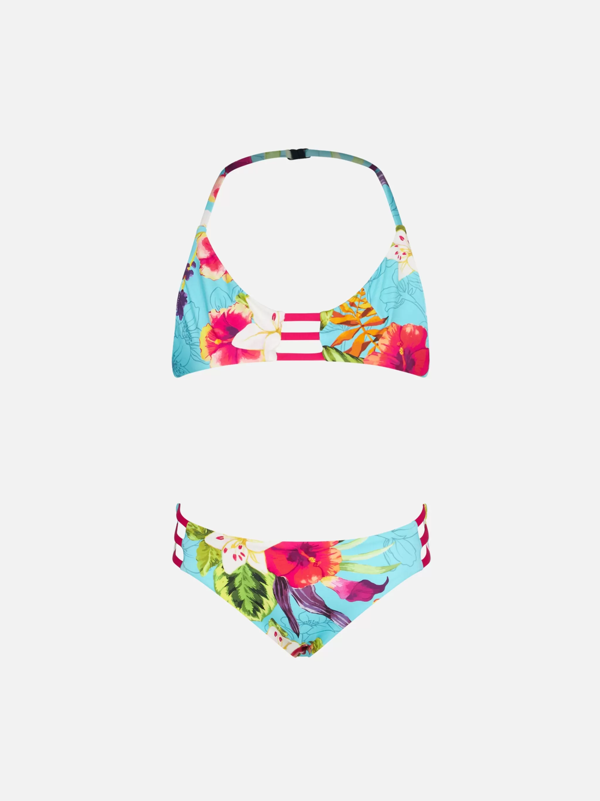 MC2 Saint Barth Girl bikini ibiscus print Hot