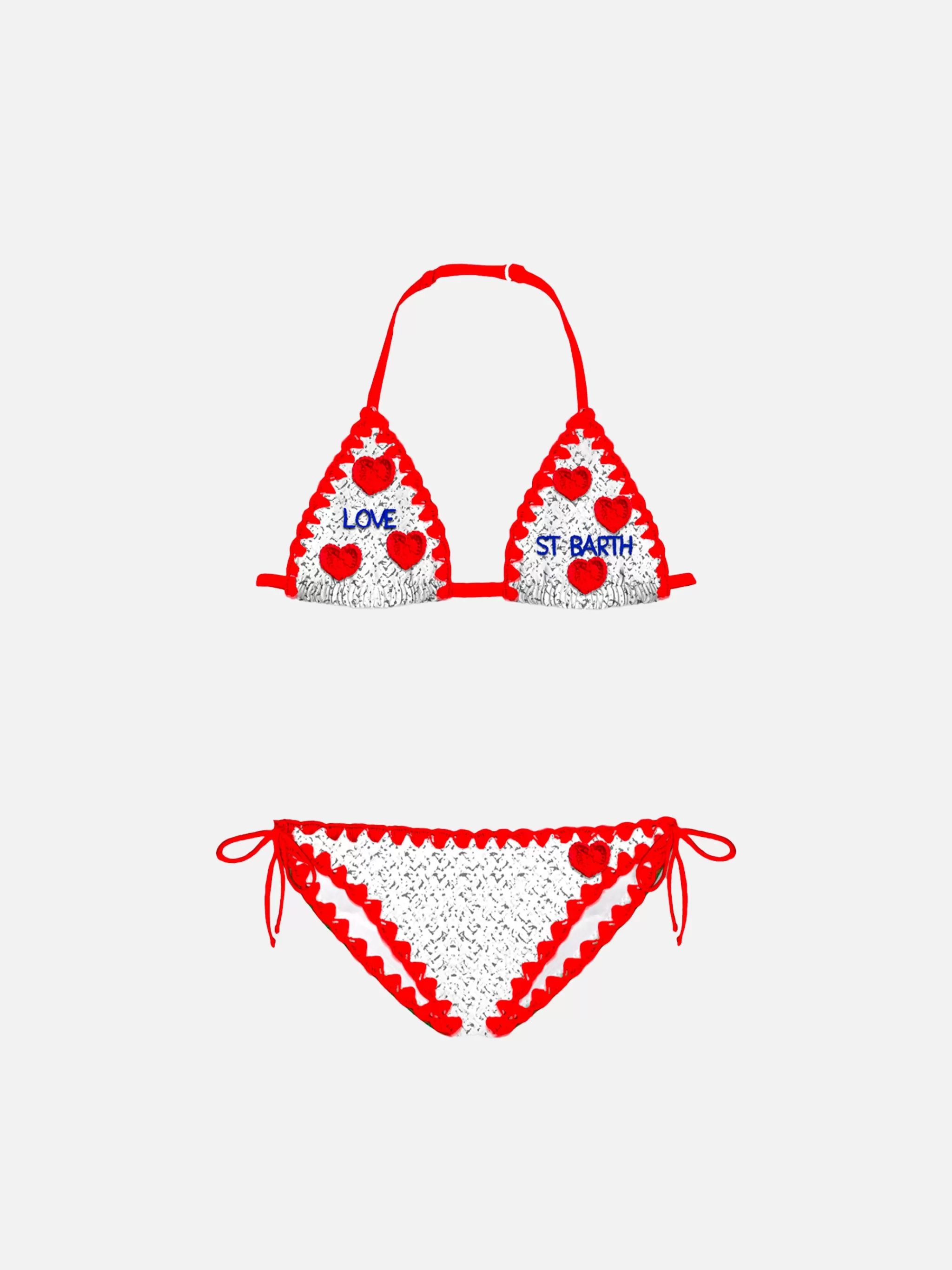 MC2 Saint Barth Girl bikini with hearts Shop