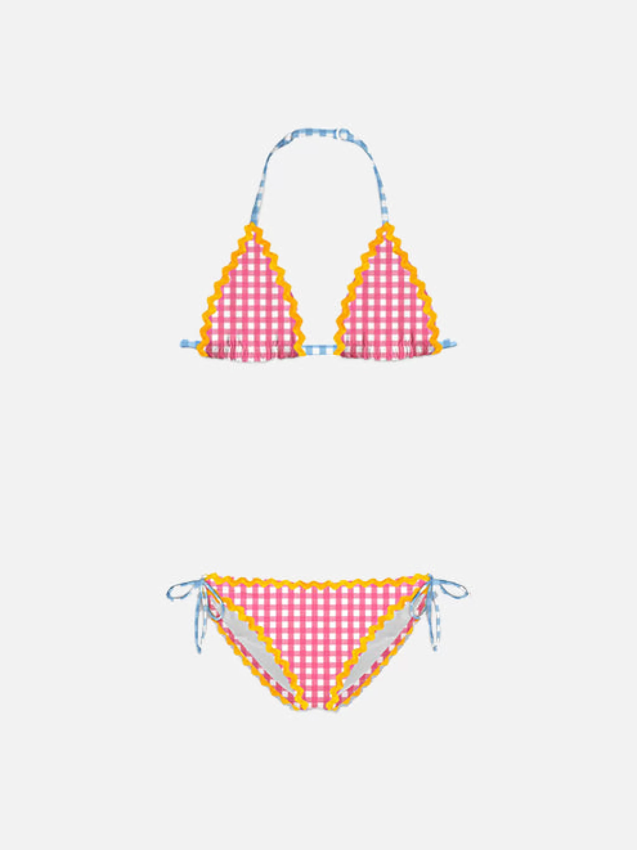 MC2 Saint Barth Girl bikini with wave trim Best Sale