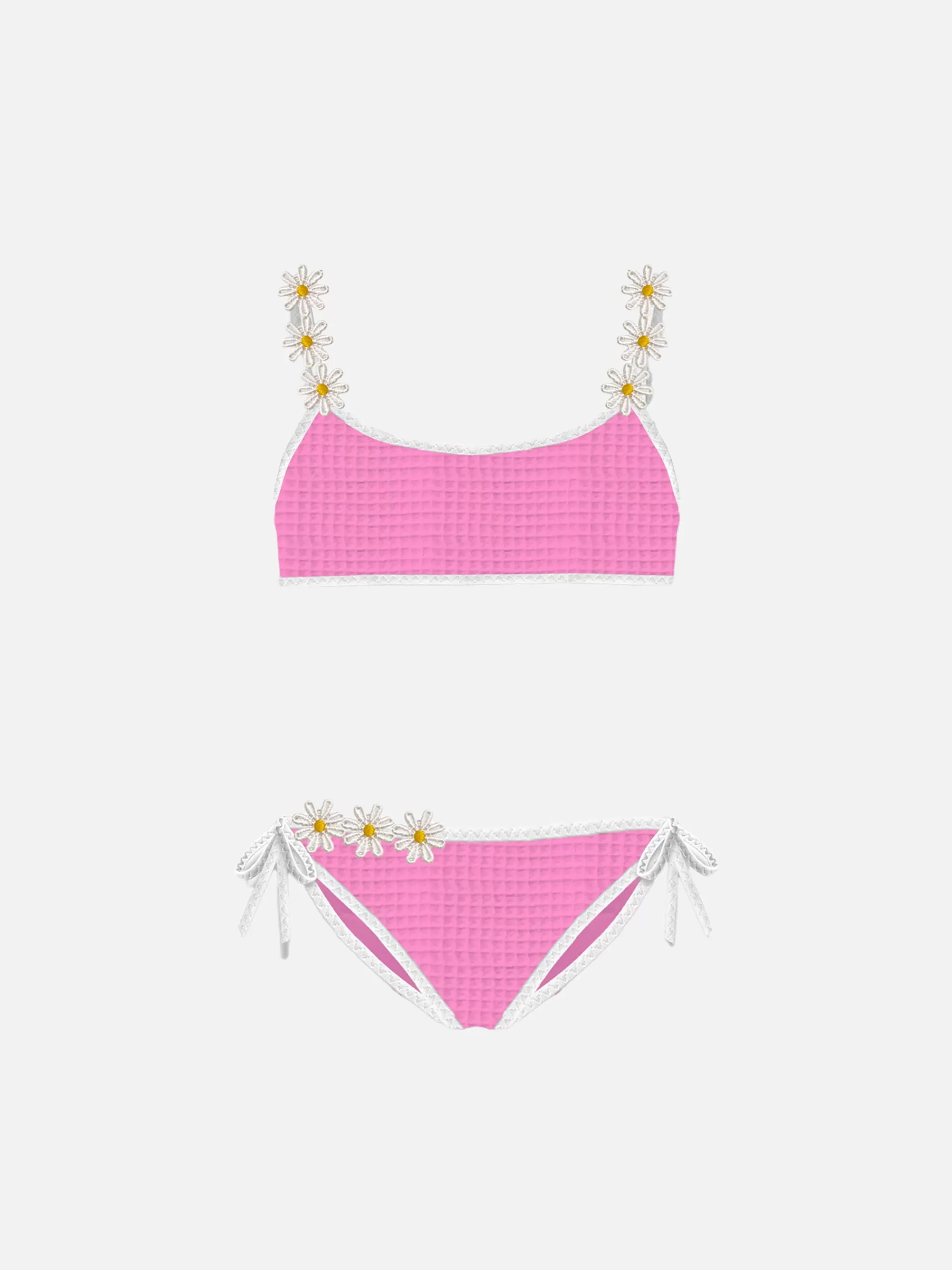 MC2 Saint Barth Girl bralette bikini with embroidery Best Sale