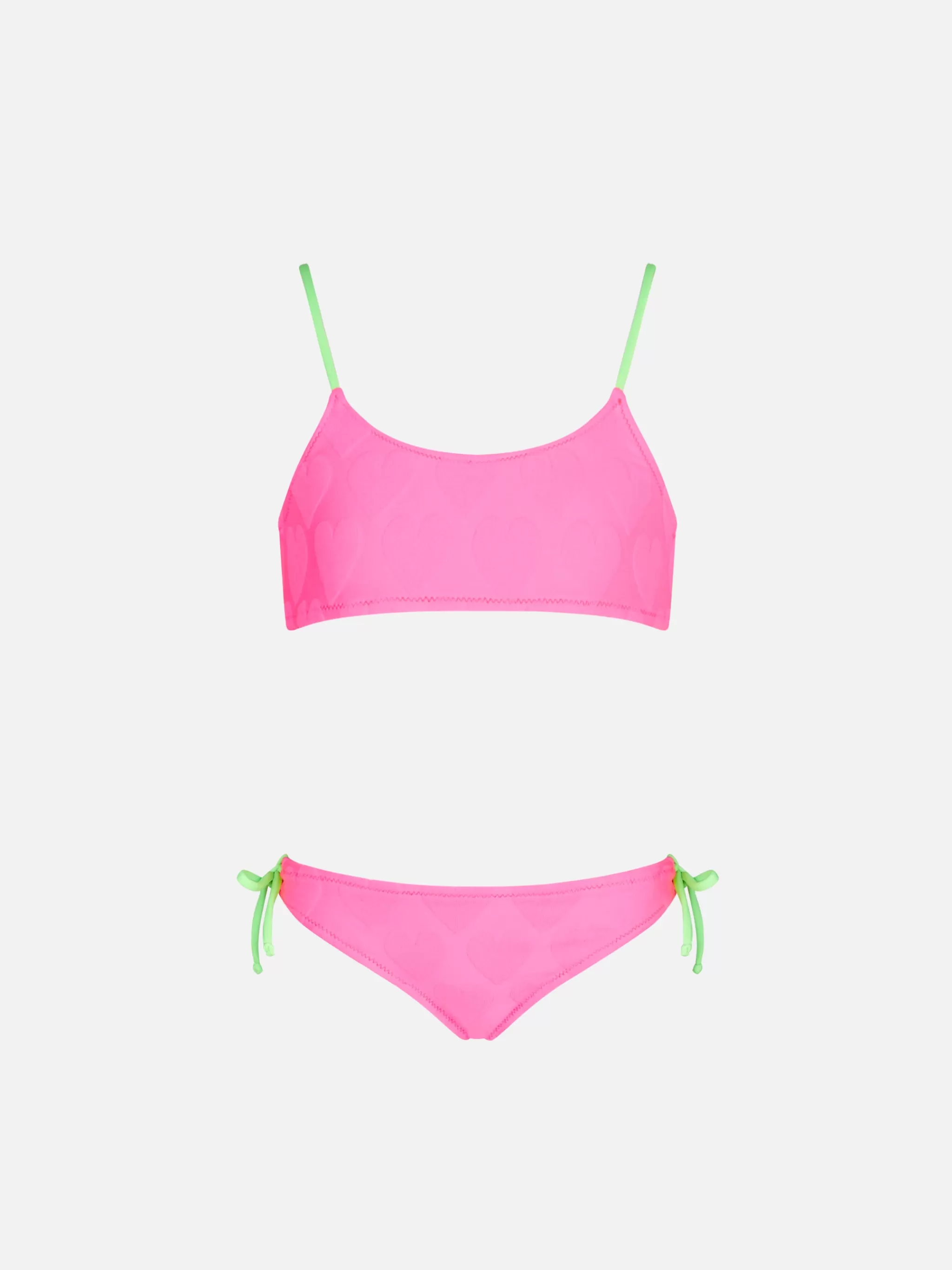 MC2 Saint Barth Girl bralette bikini with hearts Shop