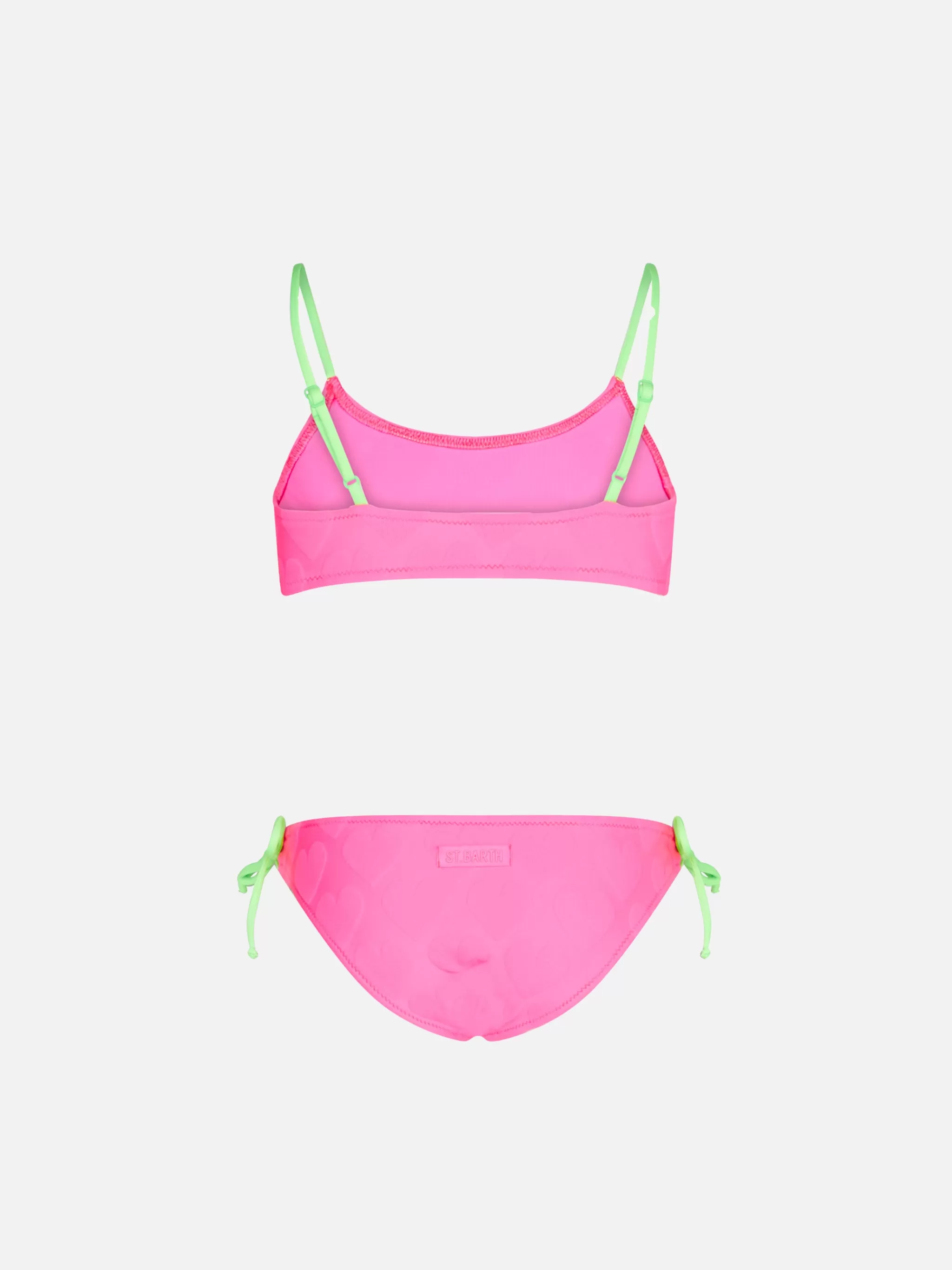 MC2 Saint Barth Girl bralette bikini with hearts Shop