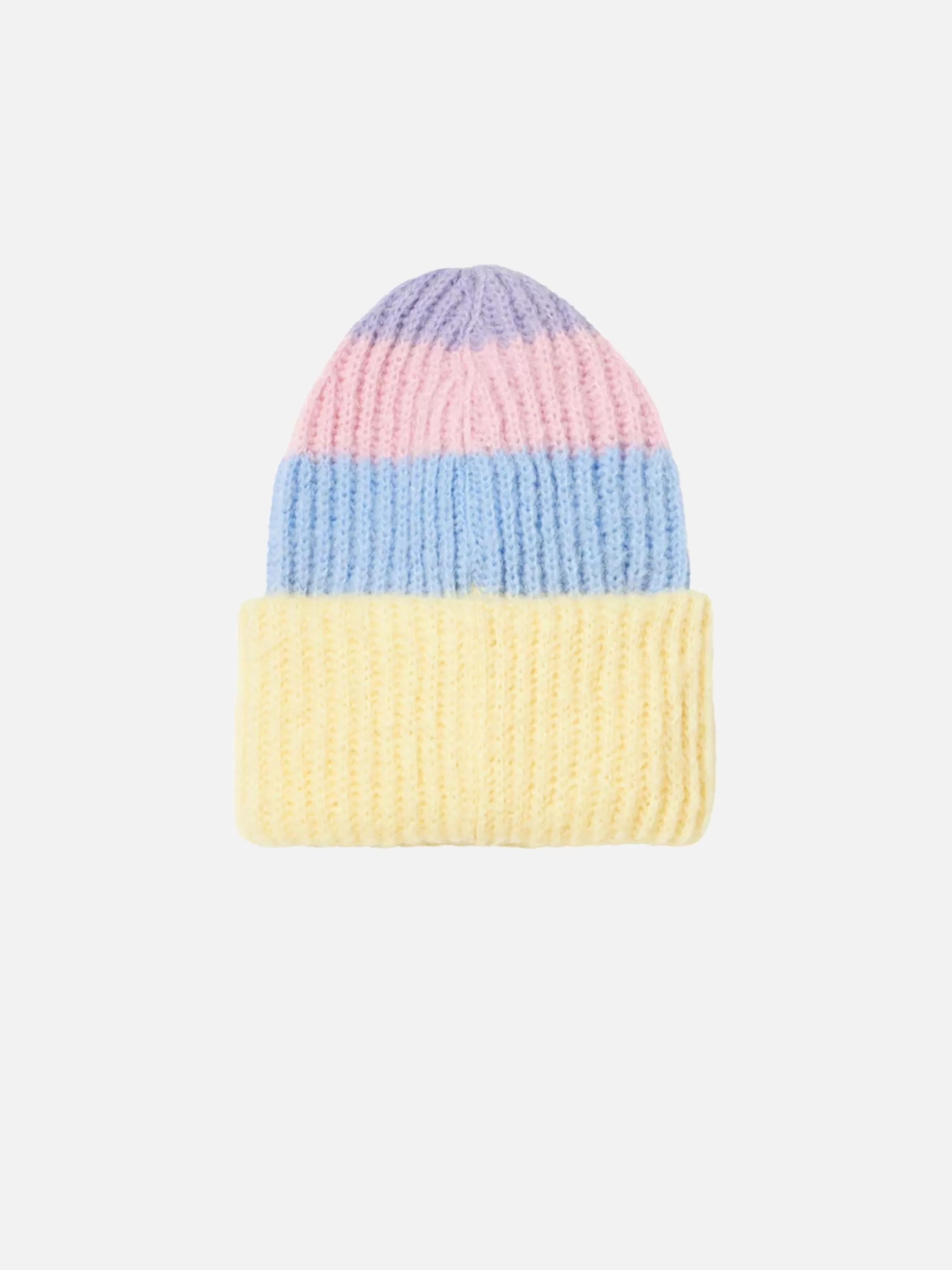 MC2 Saint Barth Girl brushed and ultra soft beanie with pastel shades Hot