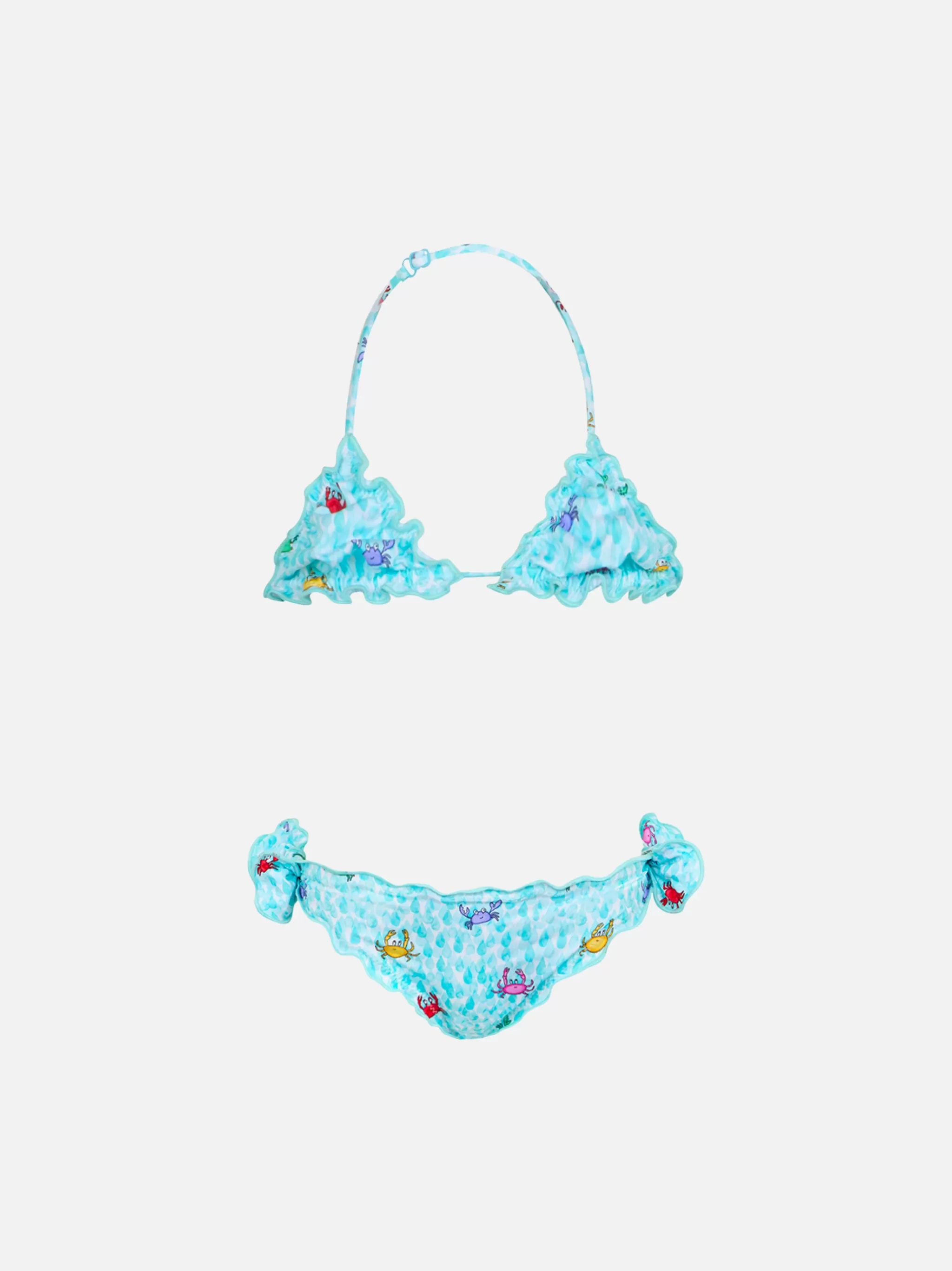 MC2 Saint Barth Girl classic triangle bikini Cris with crabs print Discount