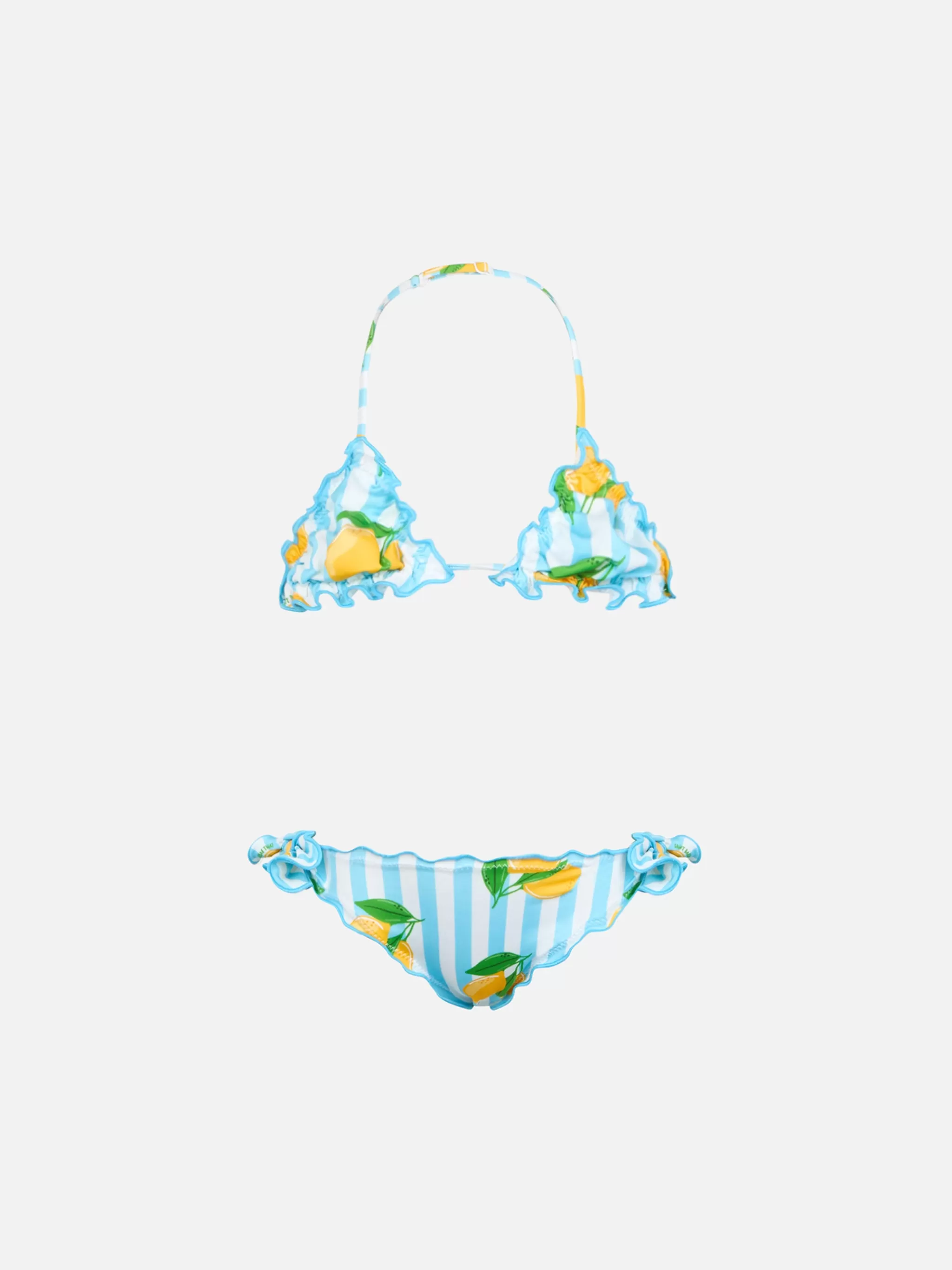 MC2 Saint Barth Girl classic triangle bikini Cris with lemon print Best