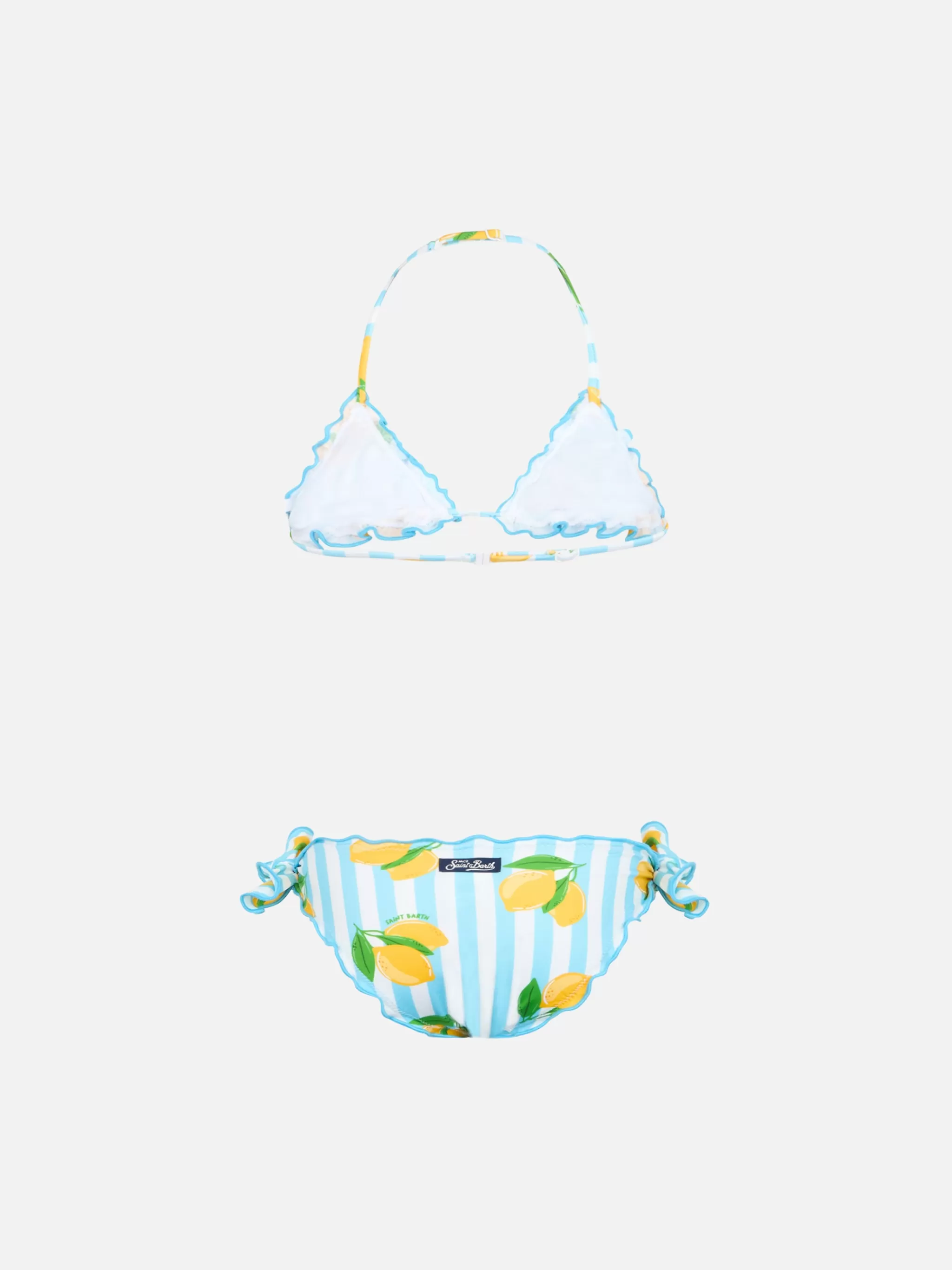 MC2 Saint Barth Girl classic triangle bikini Cris with lemon print Best