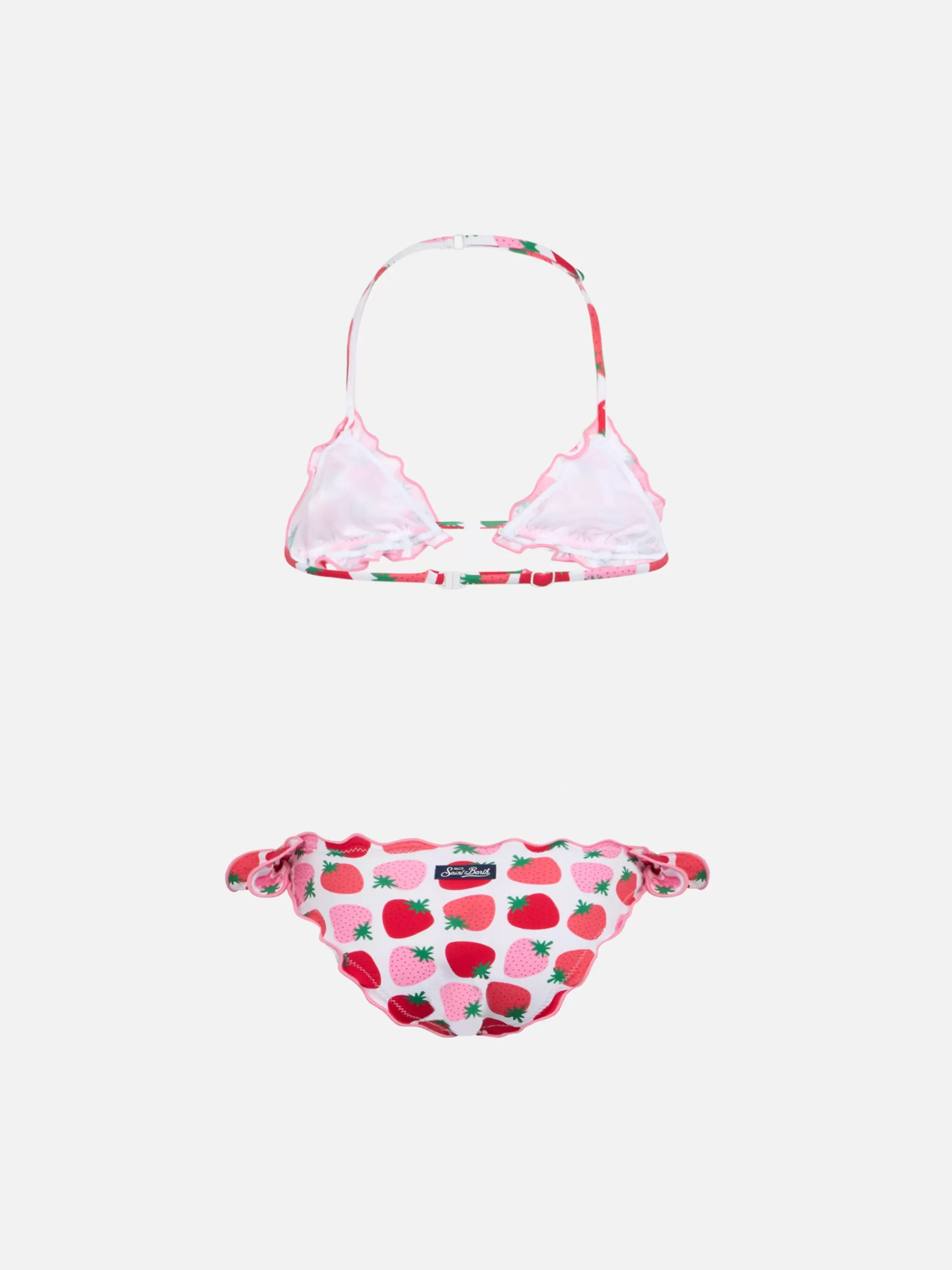 MC2 Saint Barth Girl classic triangle bikini Cris with strawberry print Shop