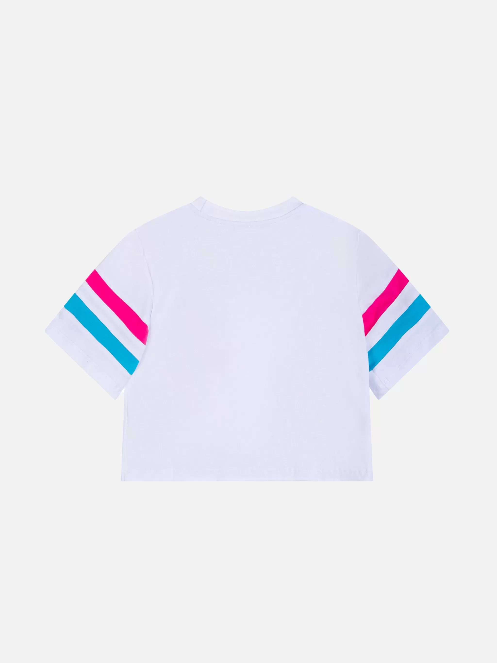 MC2 Saint Barth Girl cotton cropped t-shirt Outlet