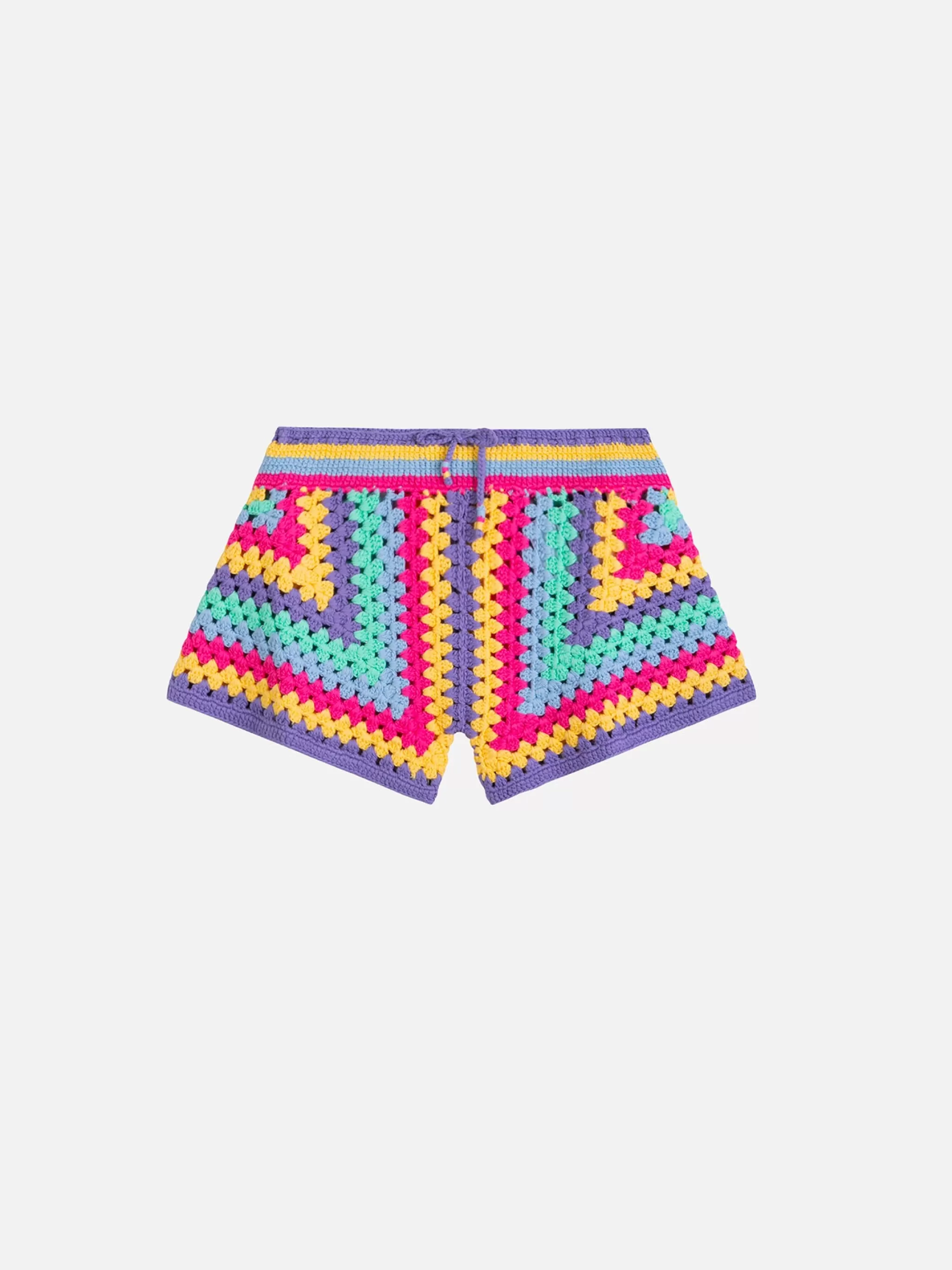 MC2 Saint Barth Girl crochet shorts Shop