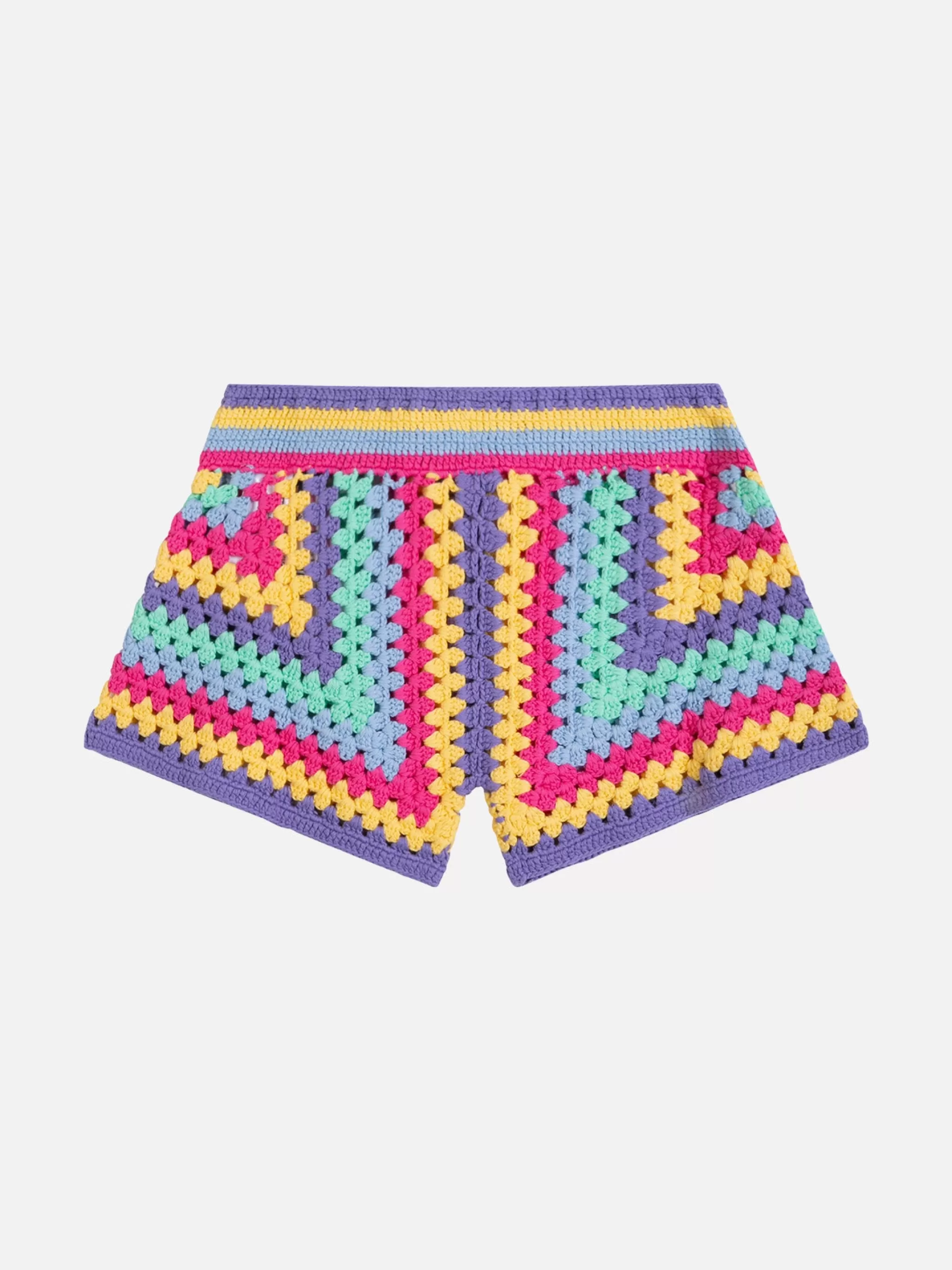 MC2 Saint Barth Girl crochet shorts Shop