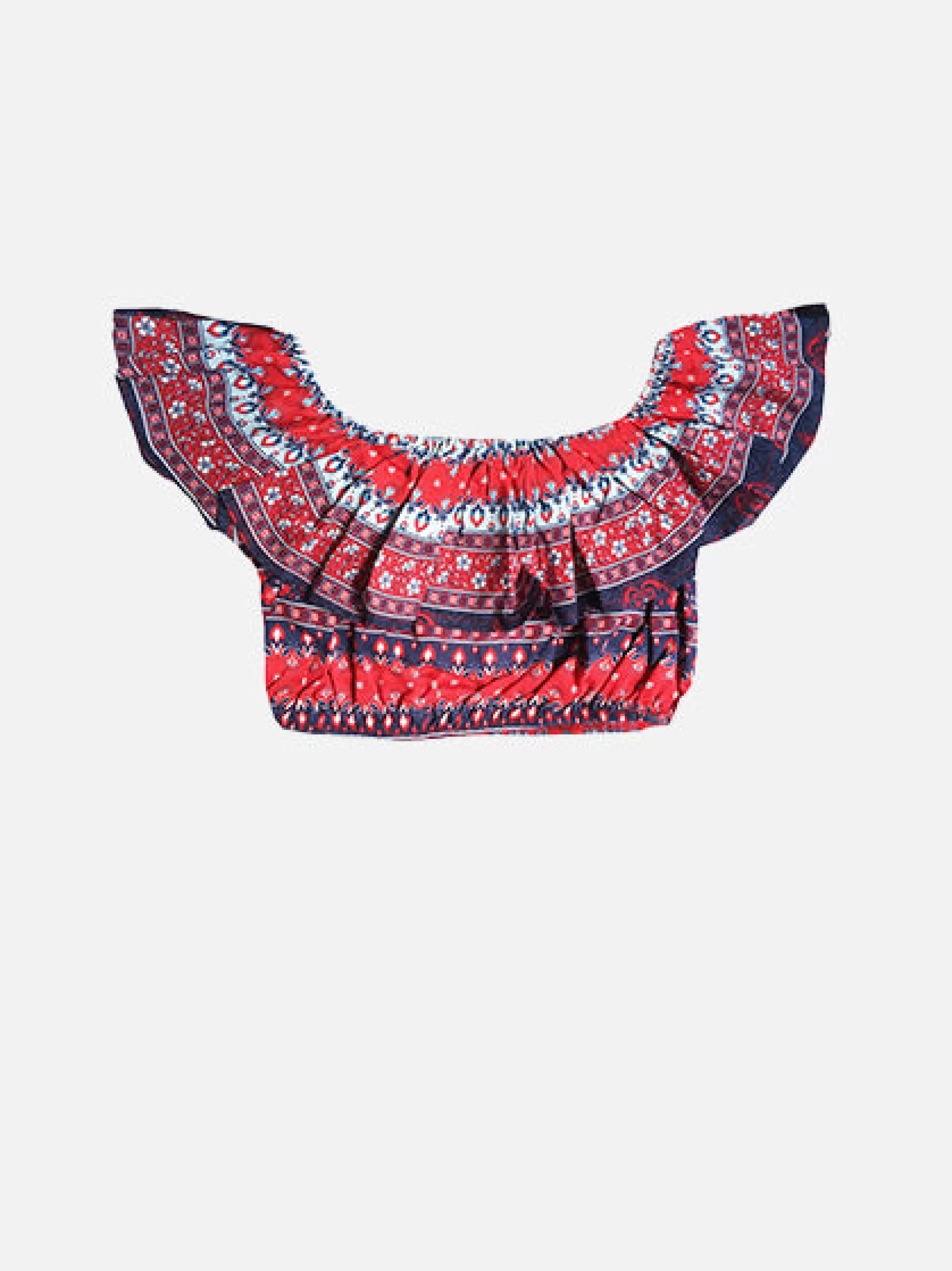 MC2 Saint Barth Girl crop top with ruffle Sale