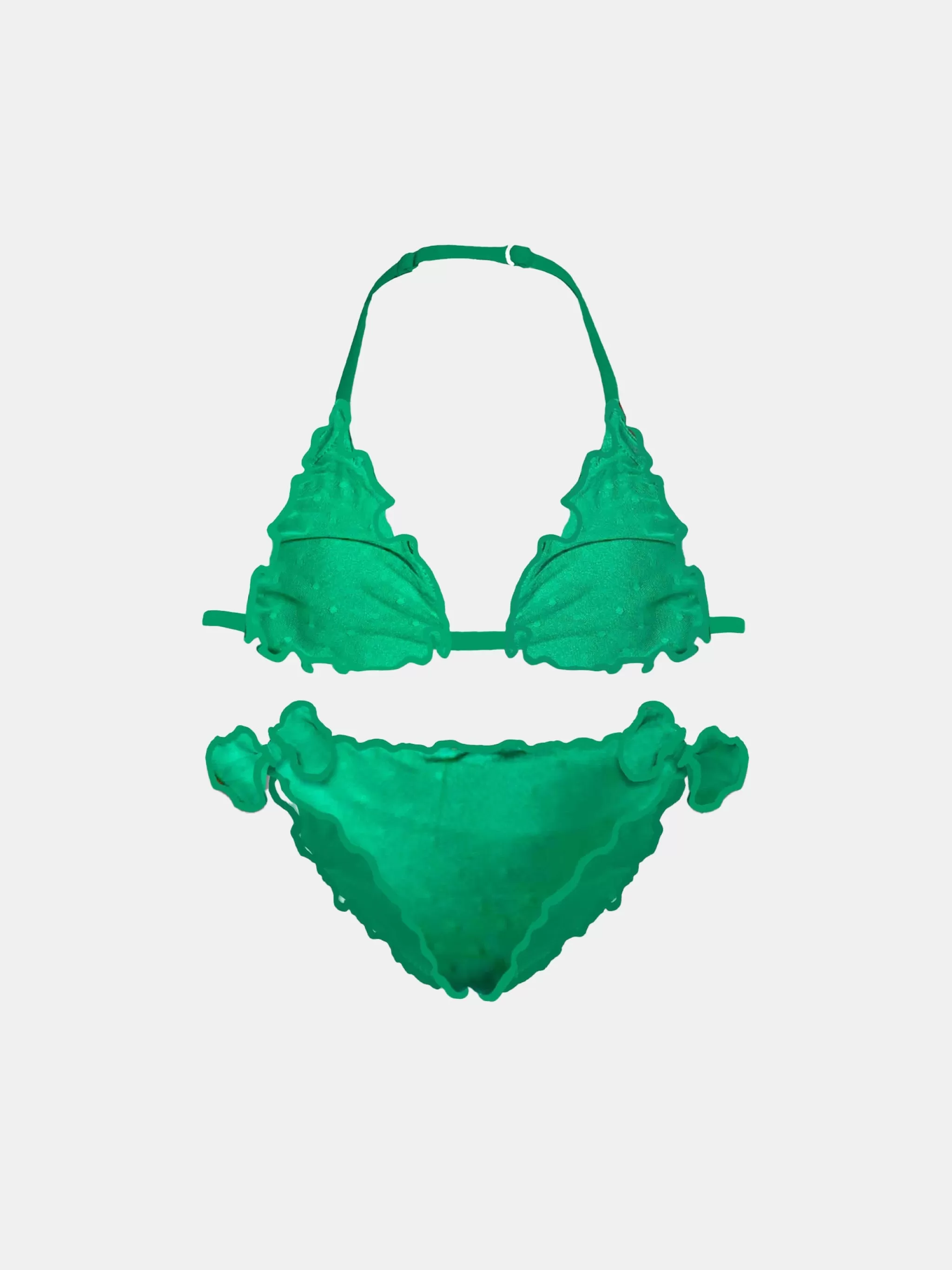 MC2 Saint Barth Girl emerald green triangle bikini Shop