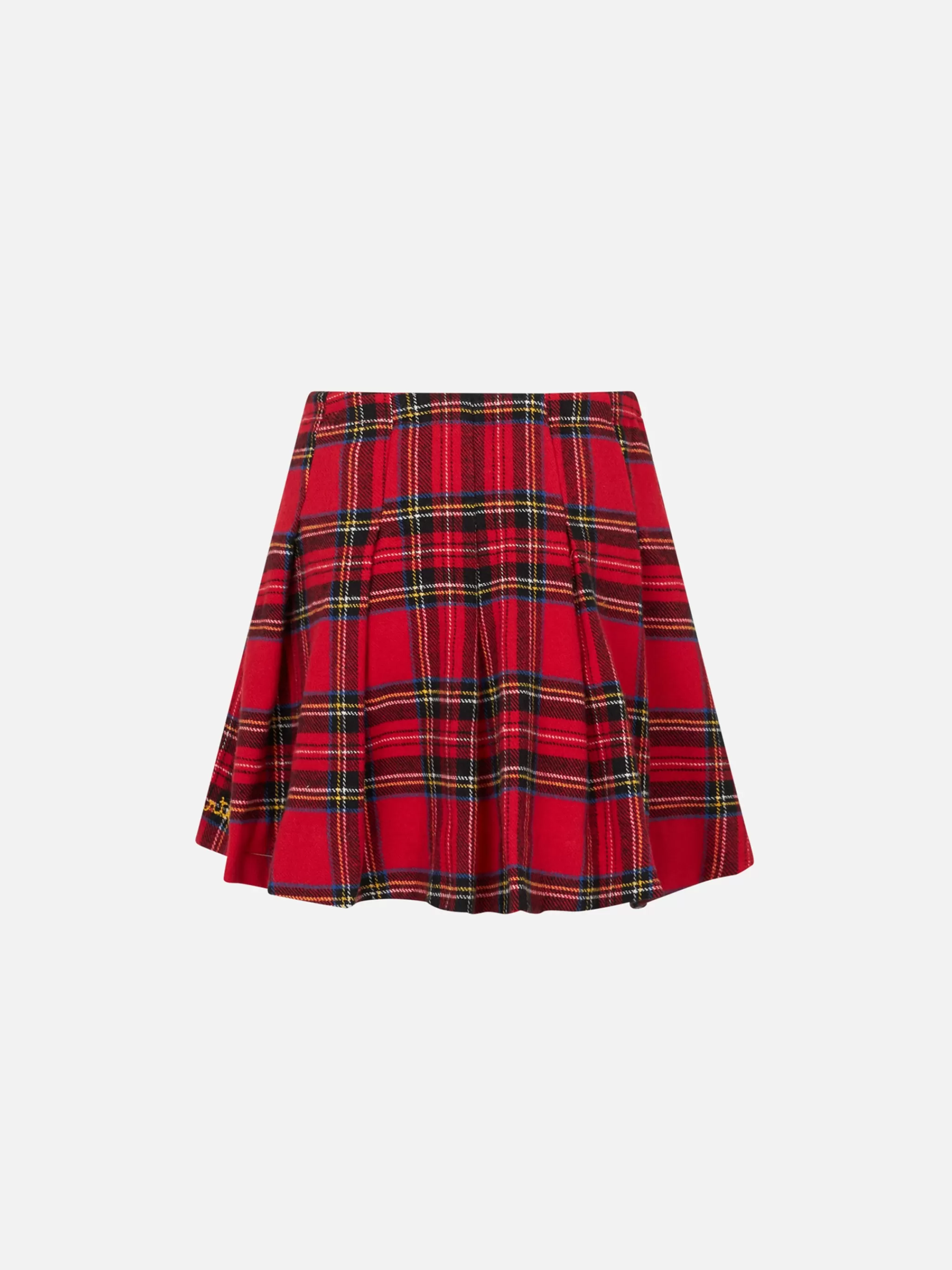 MC2 Saint Barth Girl flannel skirt with tartan print Cheap