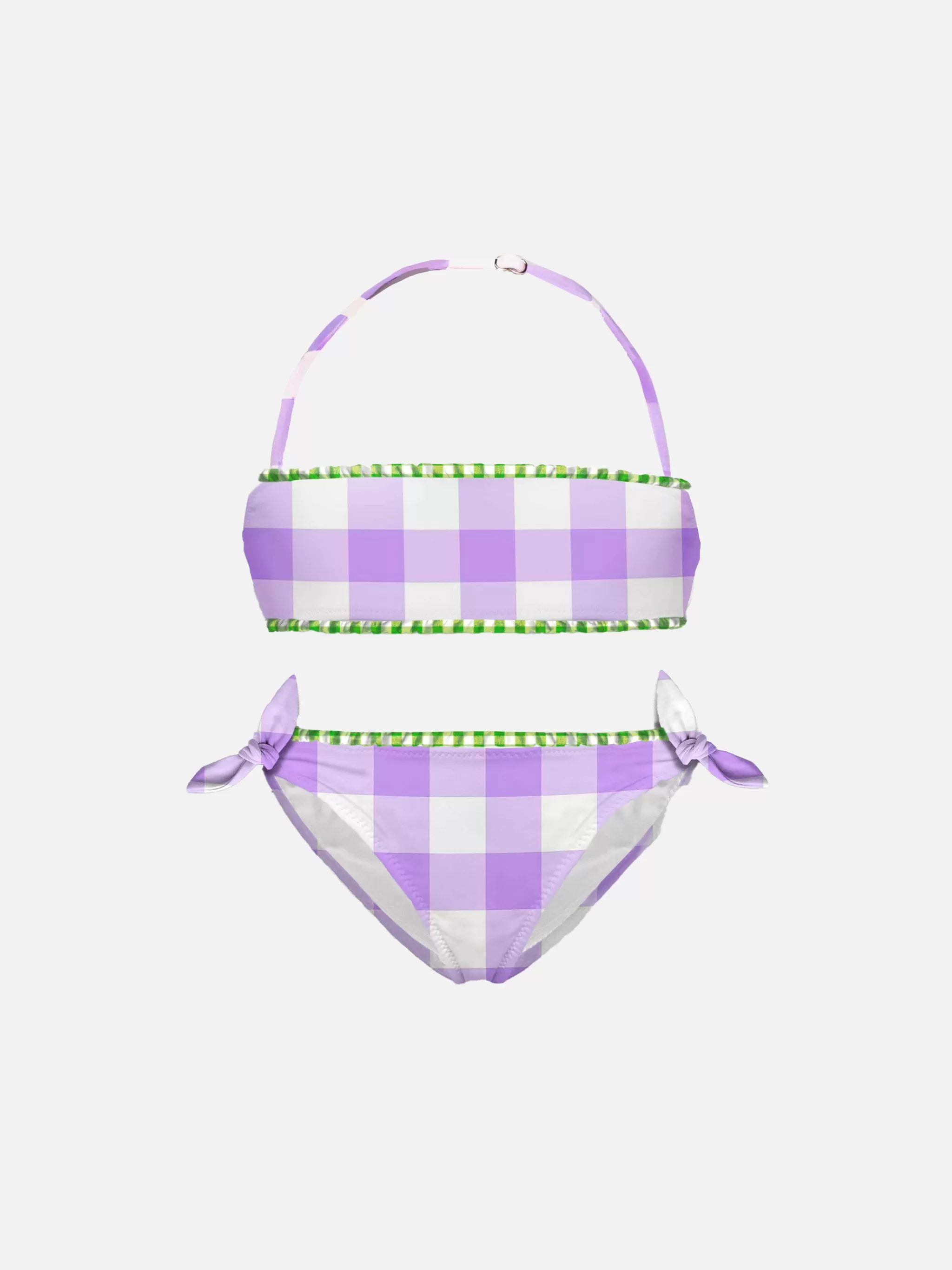 MC2 Saint Barth Girl gingham bralette bikini Outlet