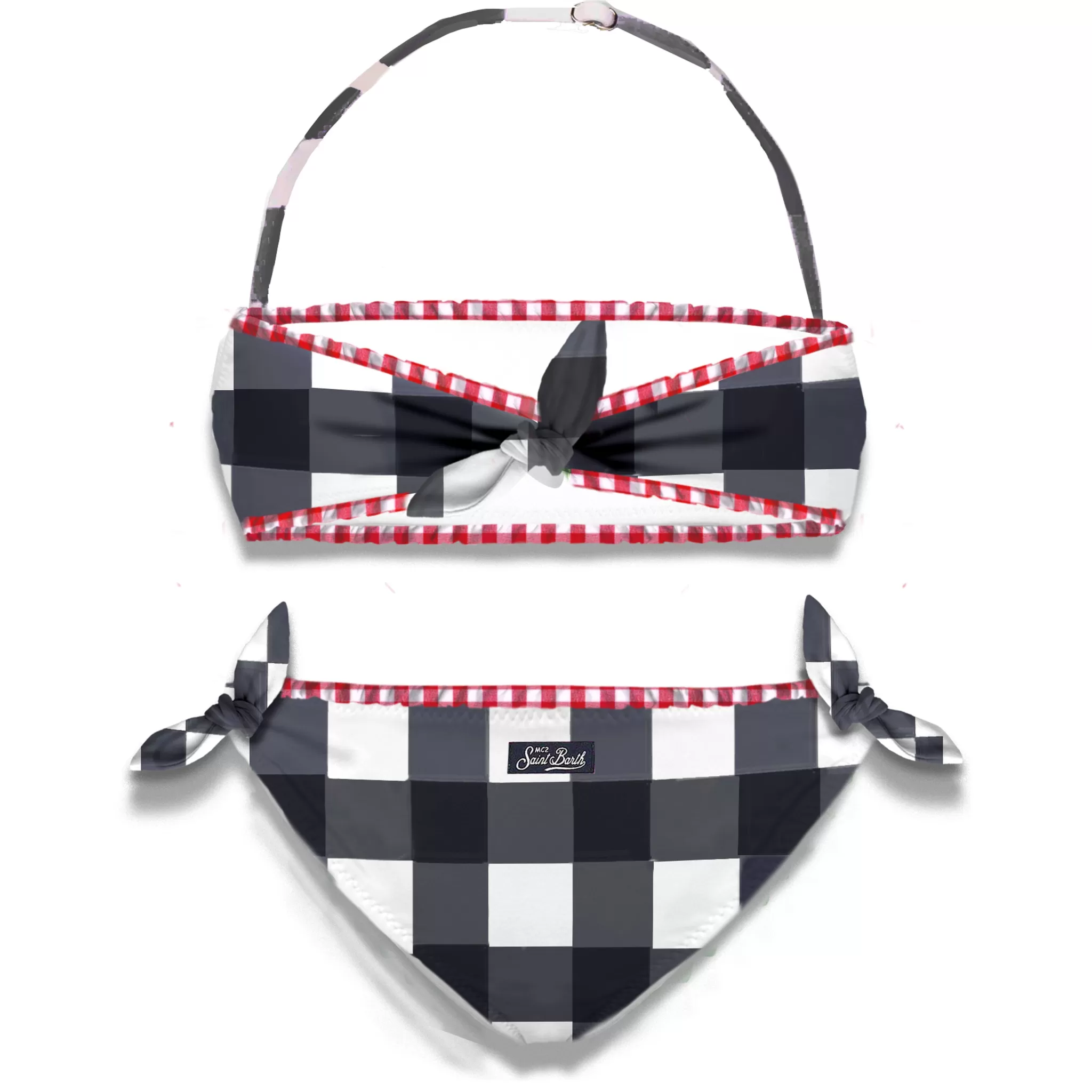 MC2 Saint Barth Girl gingham print bralette bikini Online