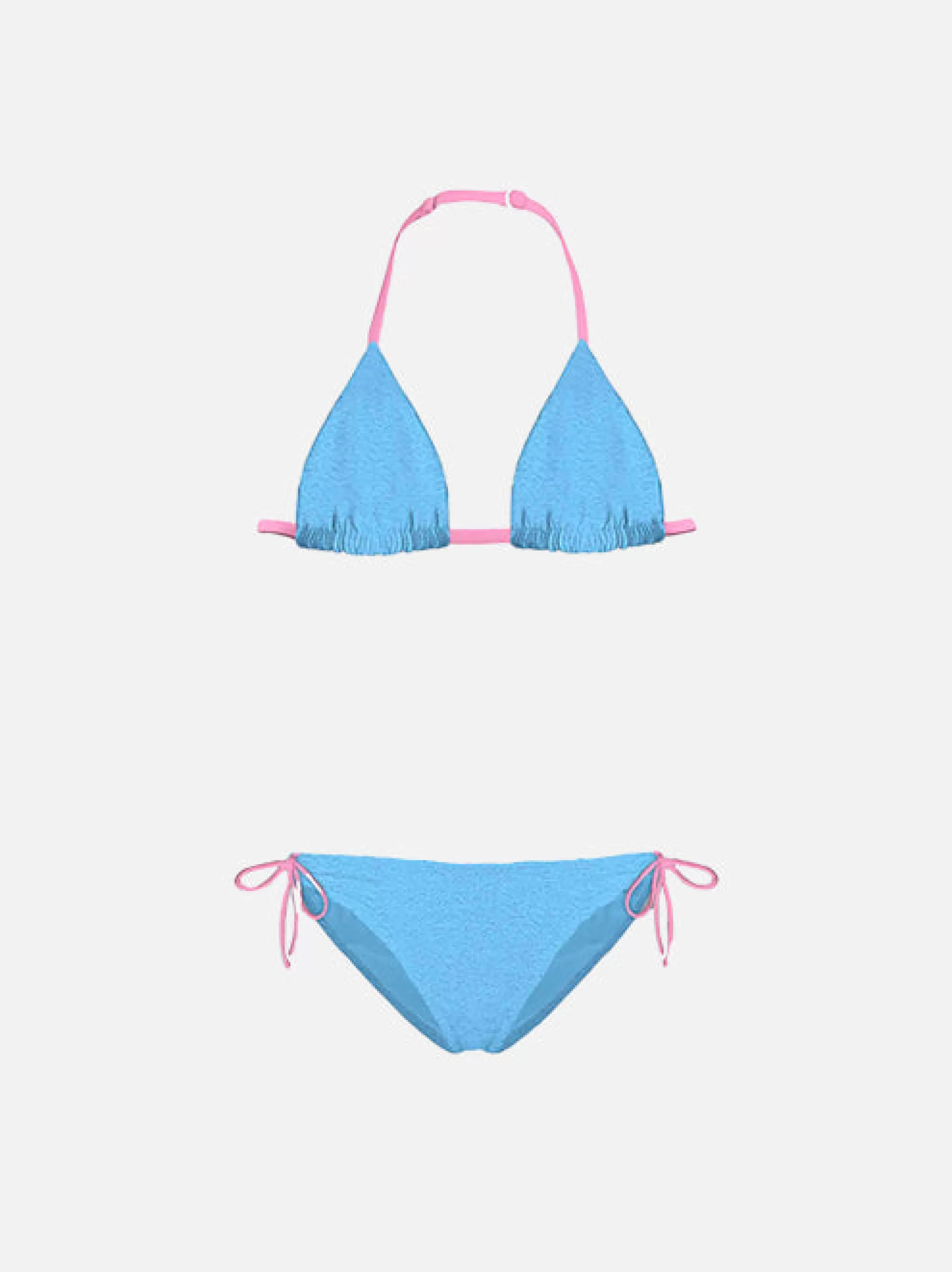 MC2 Saint Barth Girl light blue triangle bikini Discount