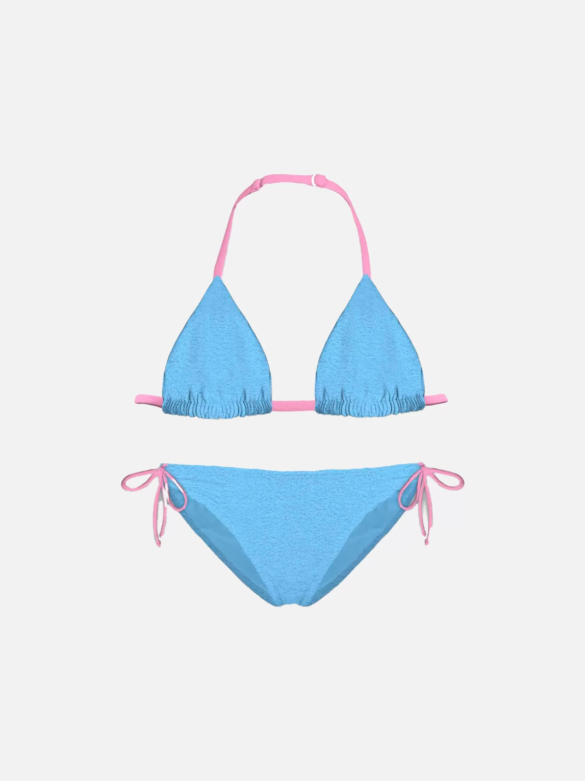 MC2 Saint Barth Girl light blue triangle bikini Discount