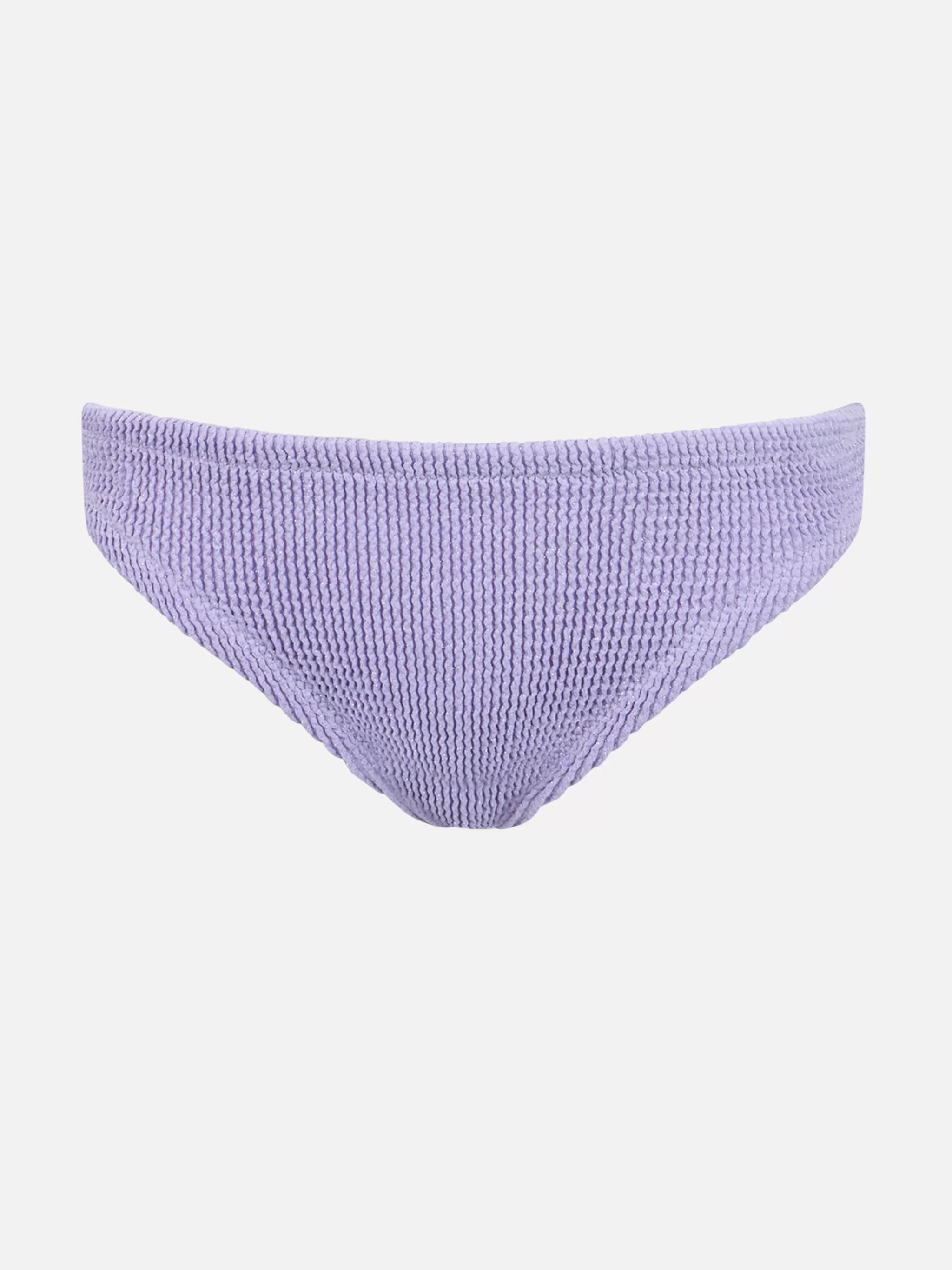 MC2 Saint Barth Girl lilac crinkle swim briefs Madame with bow Best