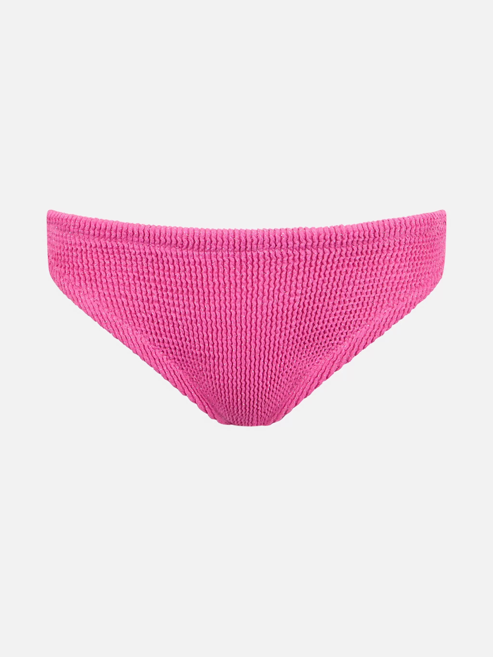 MC2 Saint Barth Girl pink crinkle swim briefs Madame with bow Flash Sale