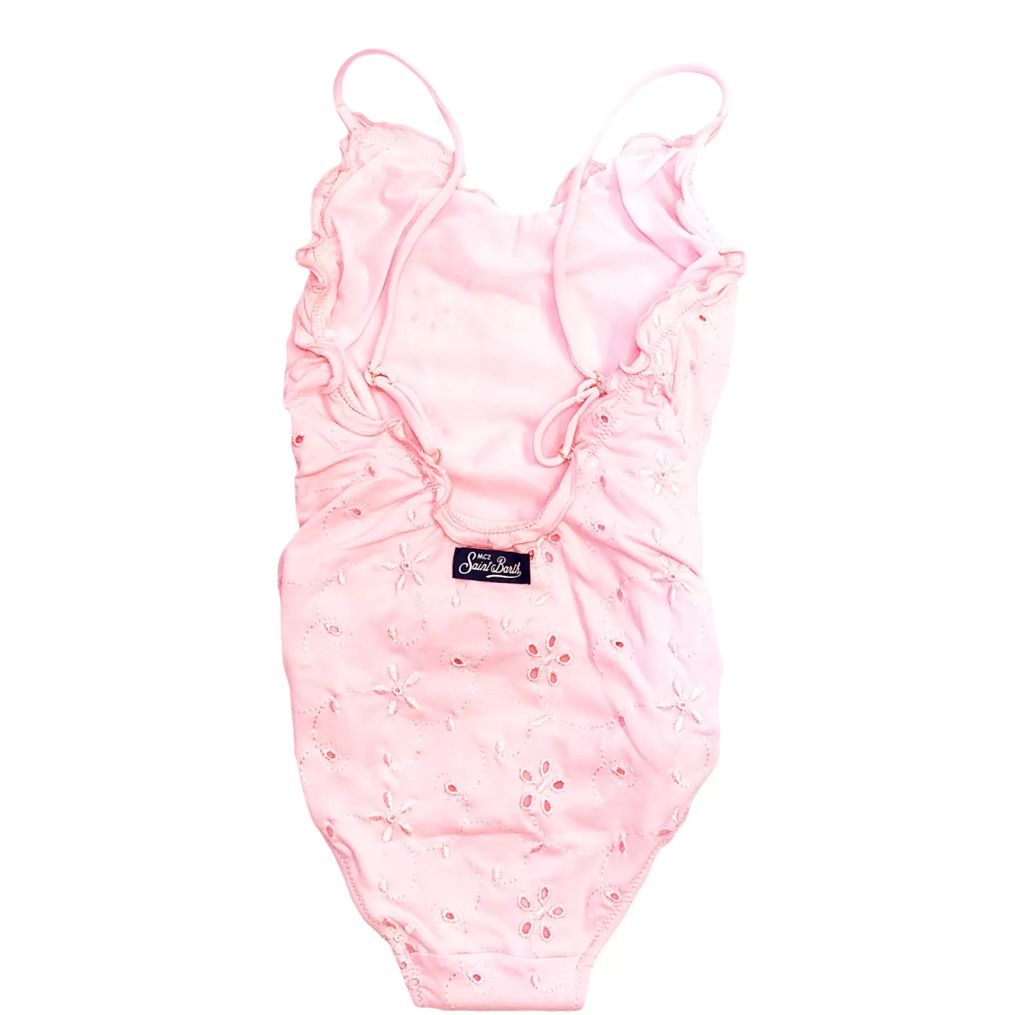 MC2 Saint Barth Girl pink Sangallo swimsuit Cheap