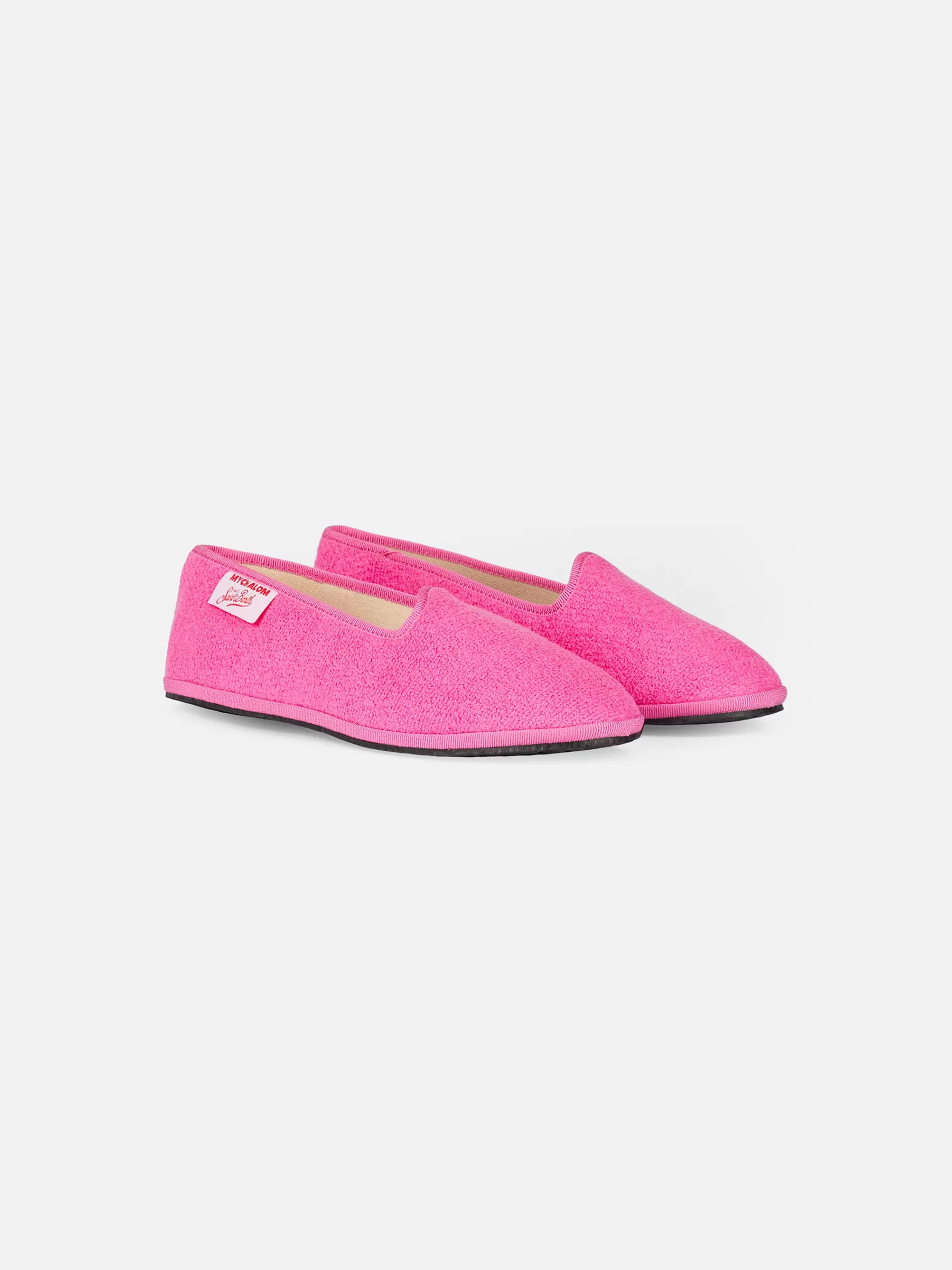 MC2 Saint Barth Girl pink terry slipper loafer | MY CHALOM SPECIAL EDITION Best