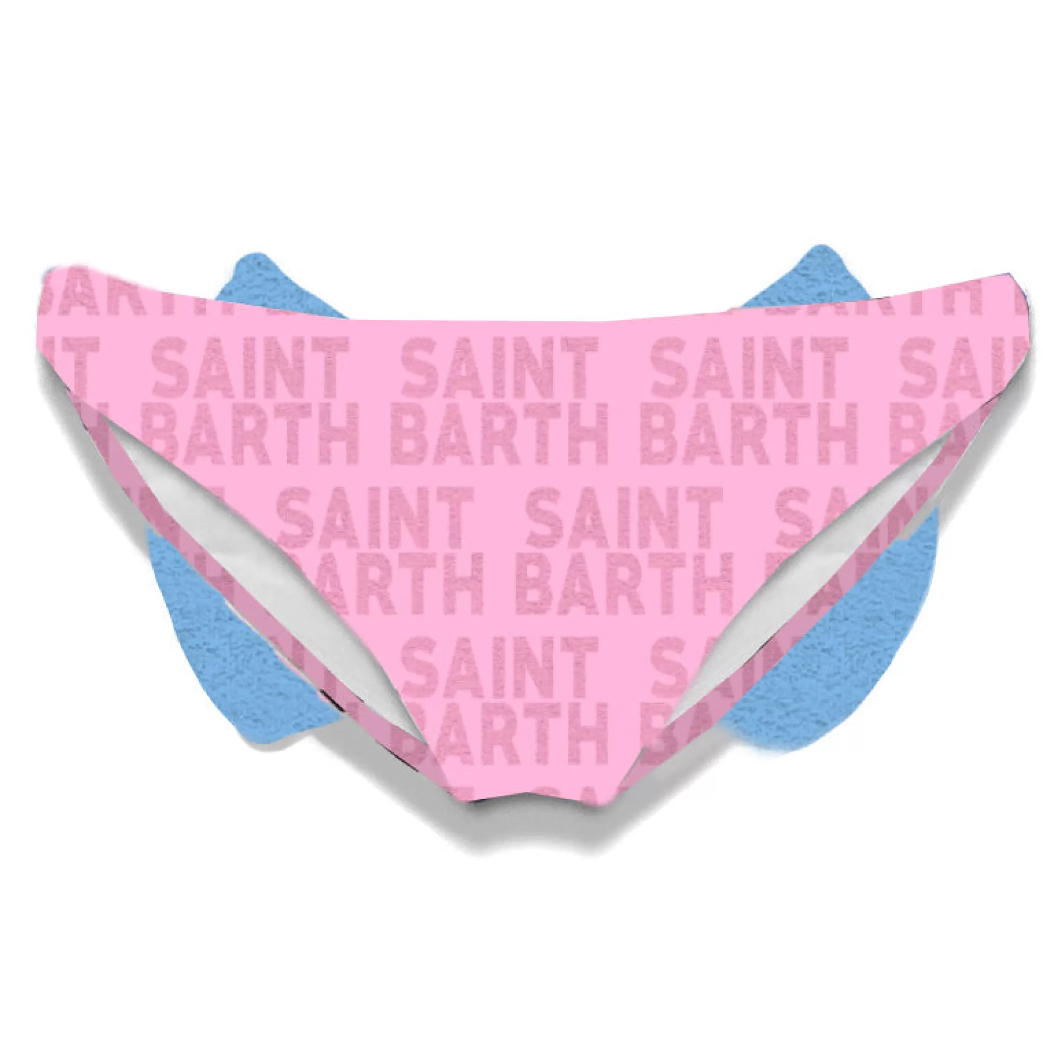 MC2 Saint Barth Girl pink terry swim briefs New